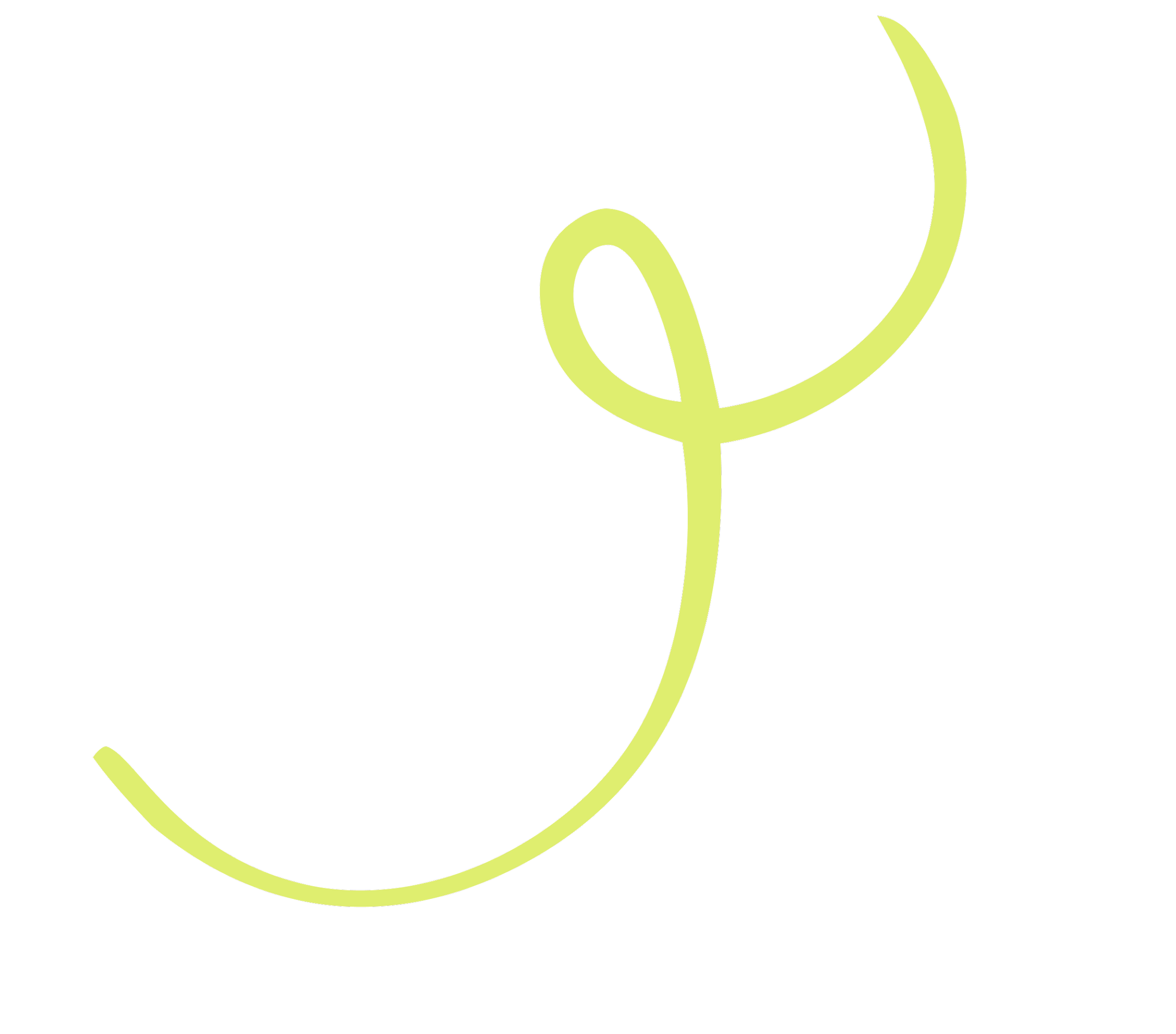 A simple line drawing of a green sprout with two leaves, on a black background.