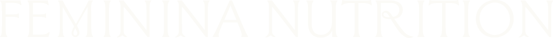 Text reading 'FEMININA NUTRITION' in a light background.