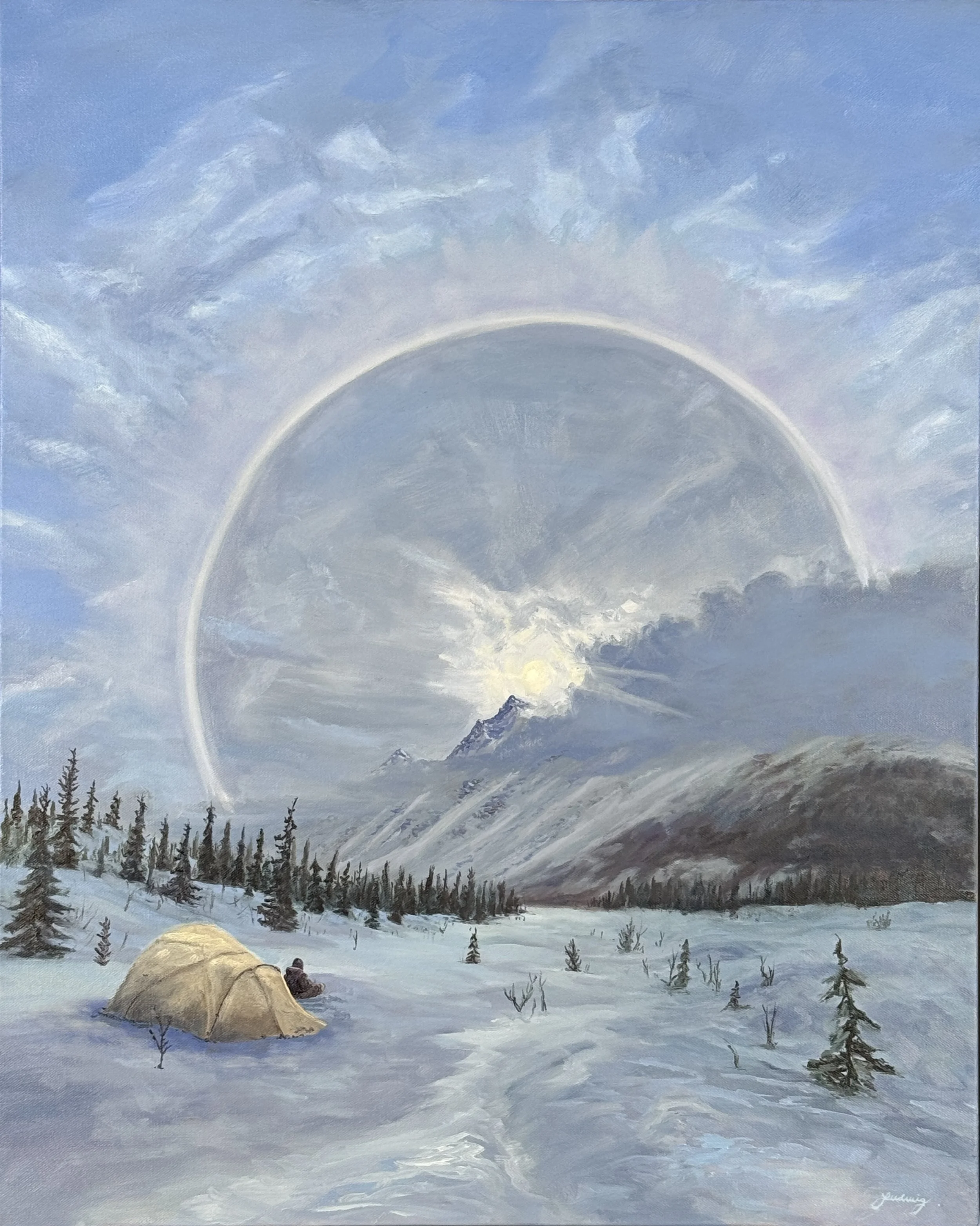 Be Still and Know, Oil on Canvas, 24*36