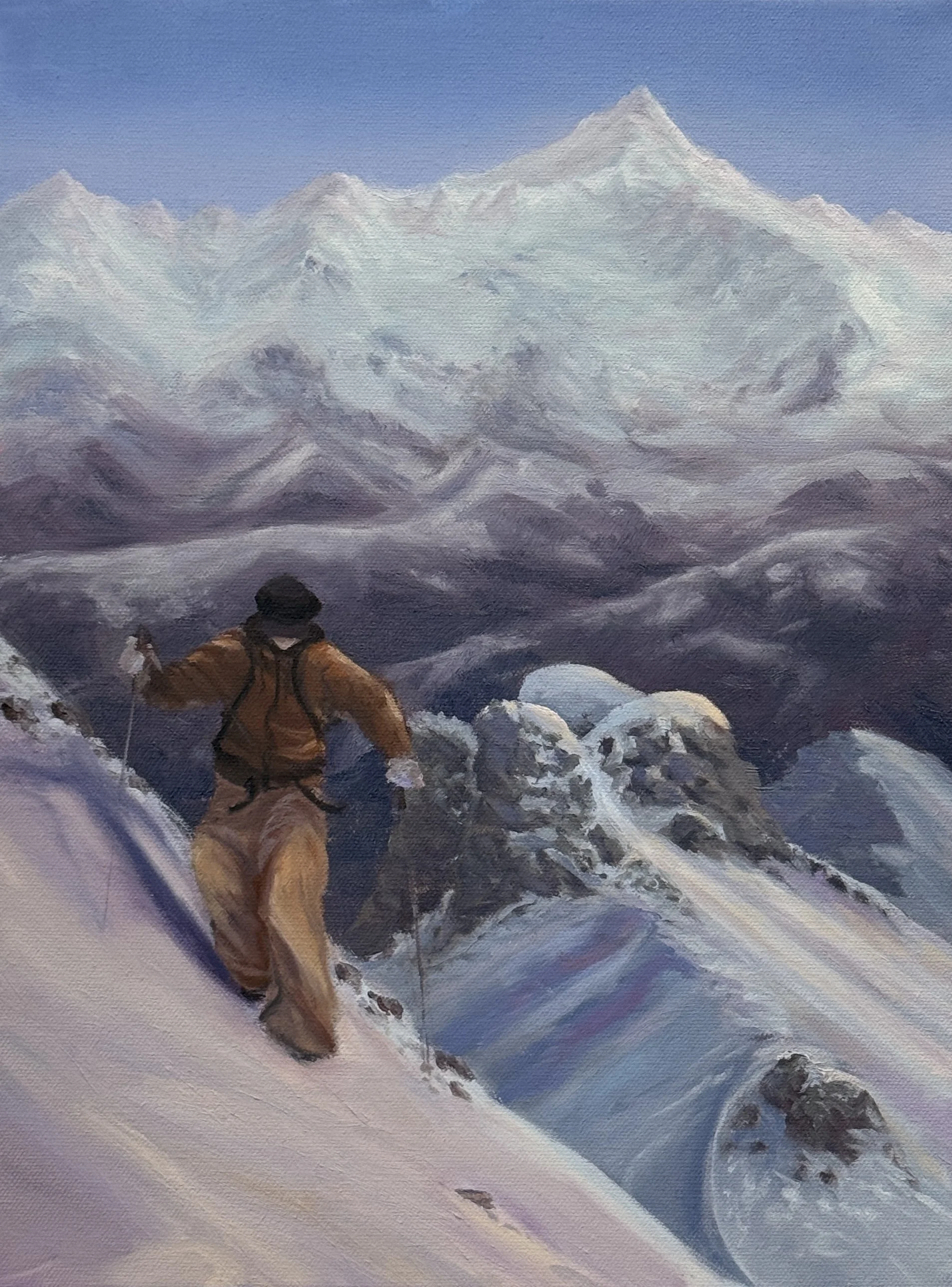 Finding Faith, Oil on canvas, 11*14