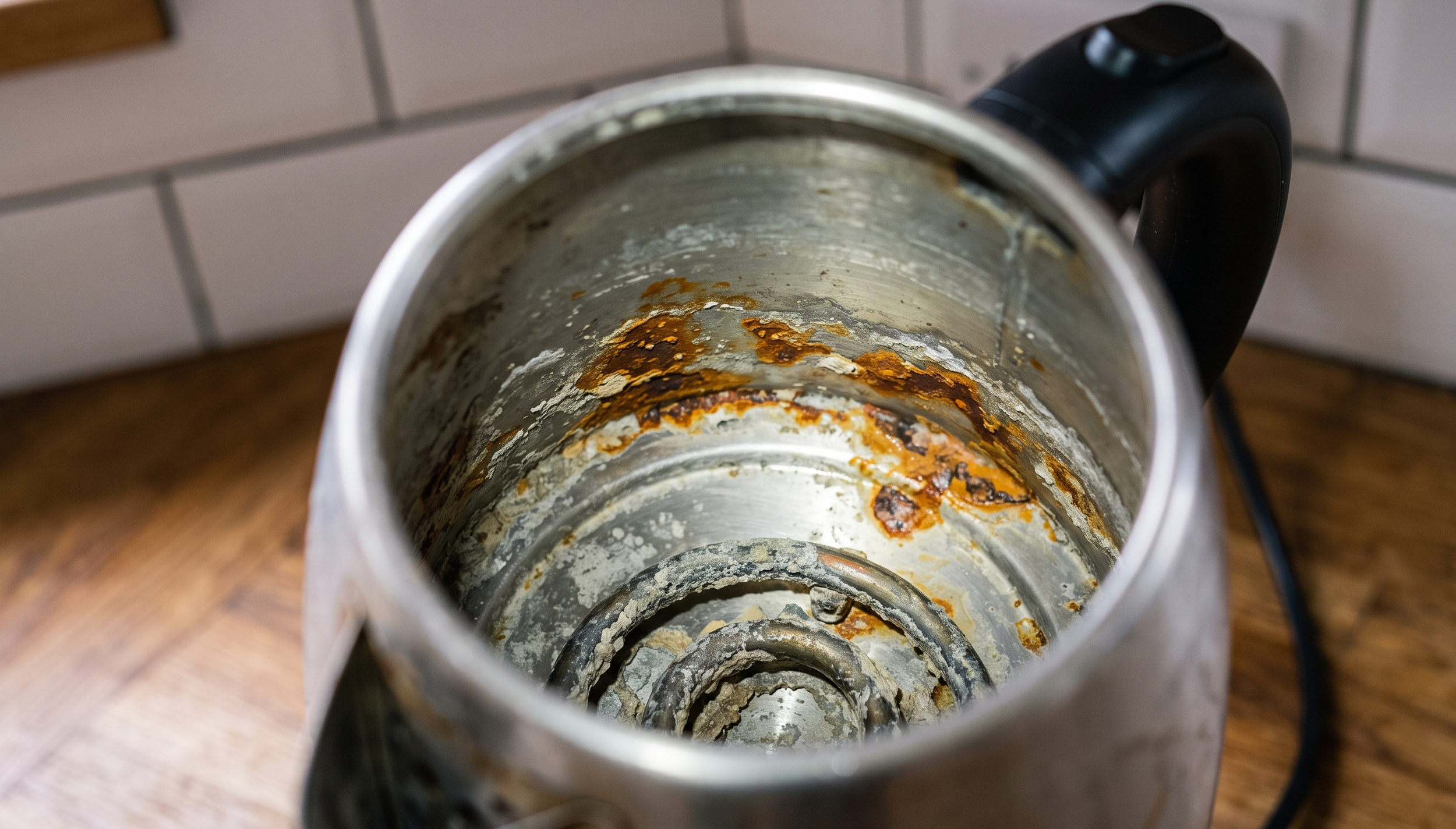 Black Staining and Rust-Coloured Spots in Your Kettle — What Causes It