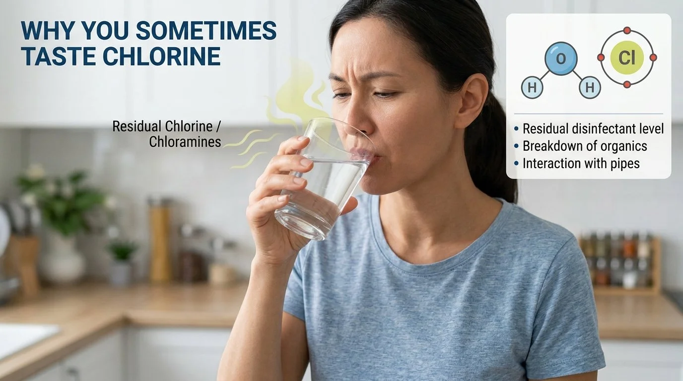 Why Does My Tap Water Taste or Smell Like Chlorine?