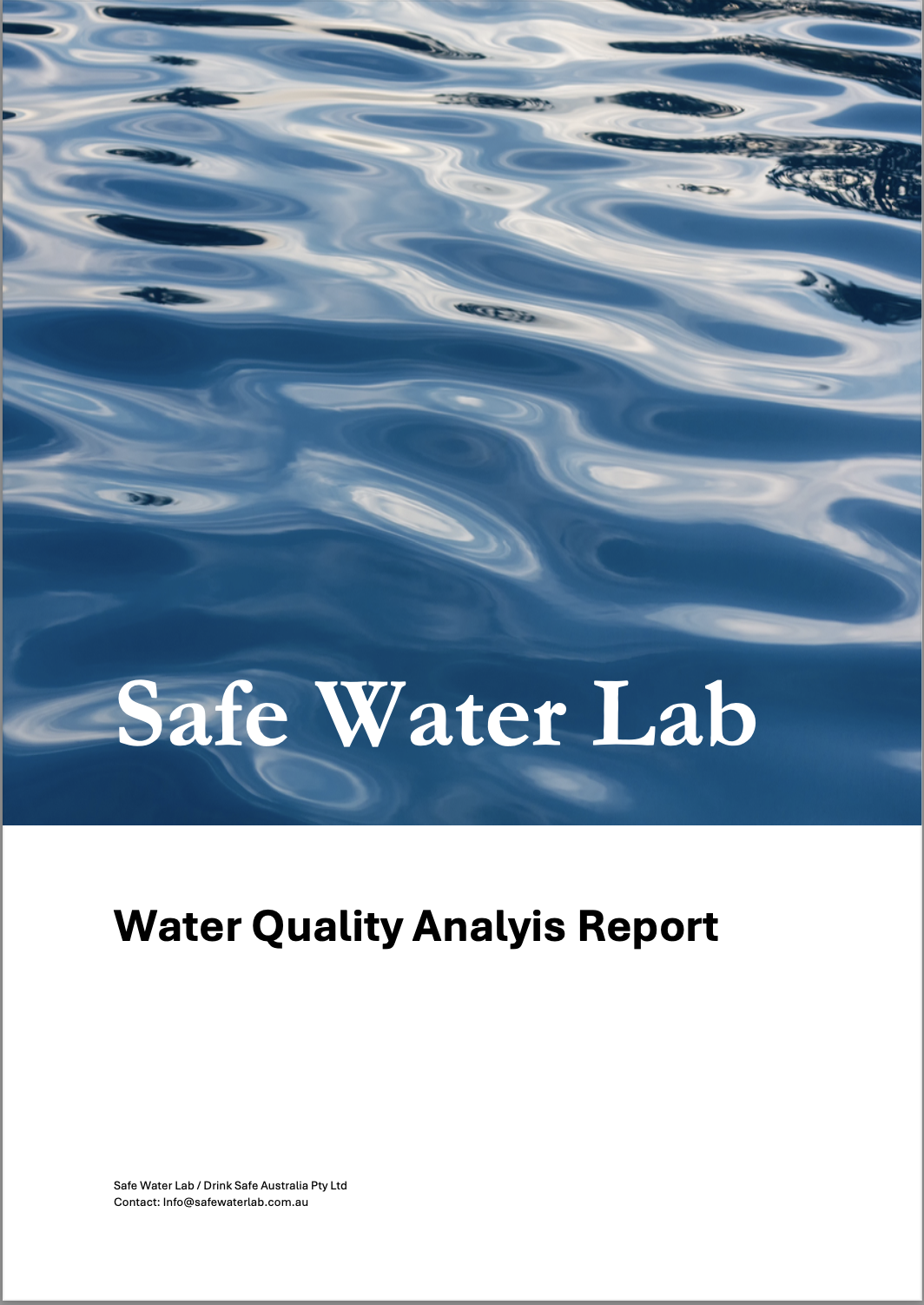 Safe Water Lab Report