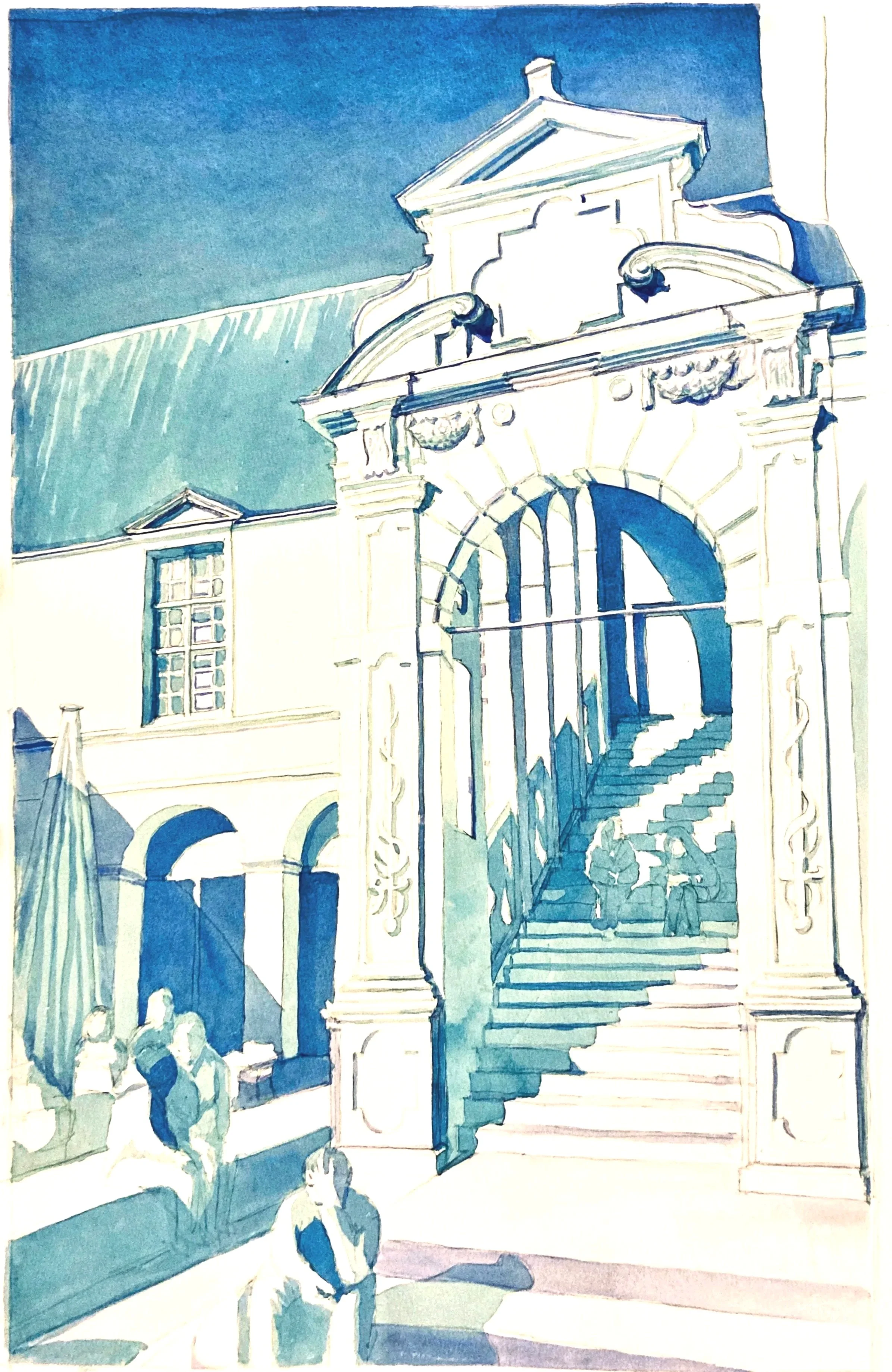Palais de Ducs Dijon
Watercolor on paper
34x50cm
2025