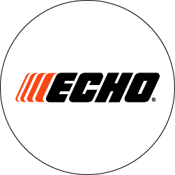 Echo logo with stylized orange and black text on a white circular background.