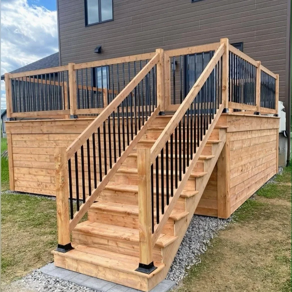 projet clé en main de patio-escalier