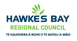 Hawkes Bay Regional Council logo with text in English and Māori