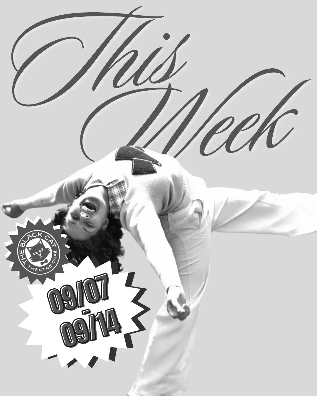 Shows/Events THIS WEEK at The Cat!!!📣🗞️

See you there!🖤

#tulsadatenight #thingstodointulsa #tulsaOK #comedy #show
