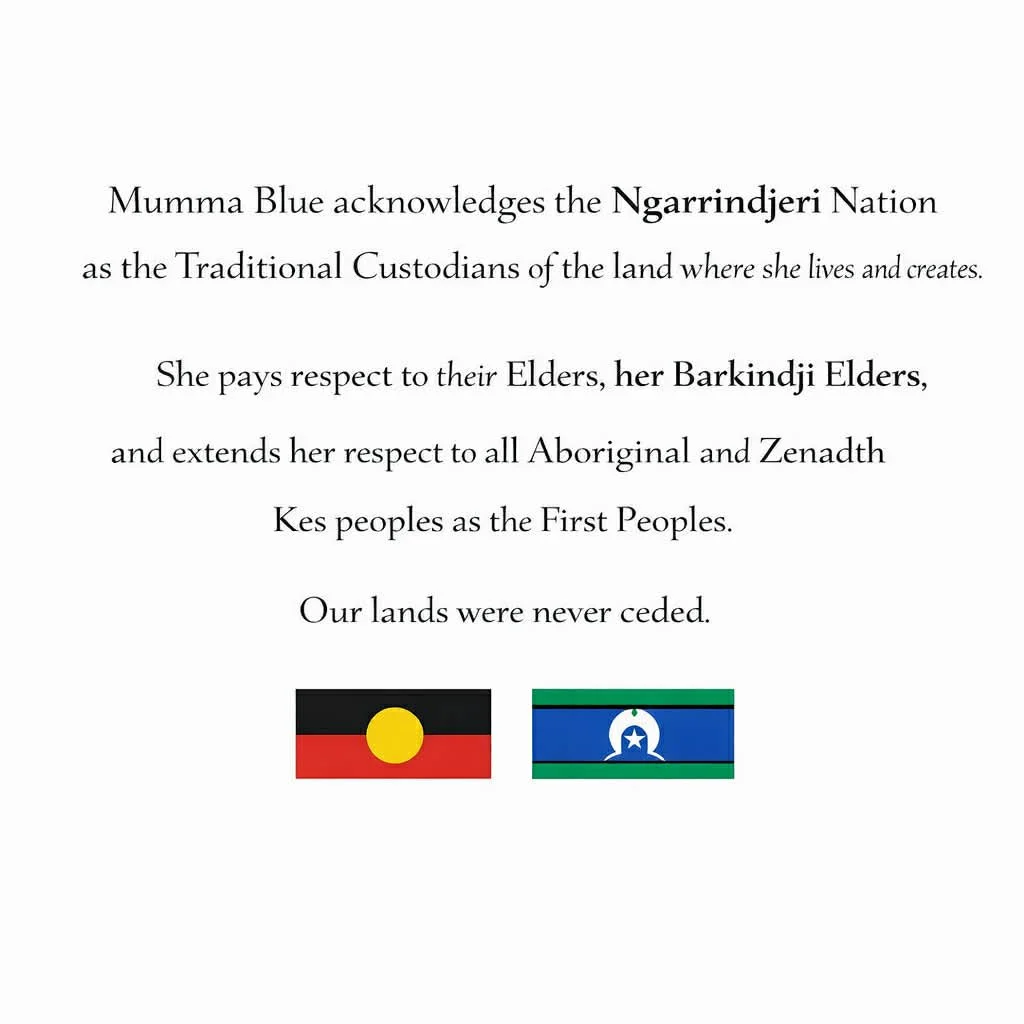 Text acknowledging the Ngarrindjeri Nation as traditional land custodians, paying respect to Elders, with two flags at the bottom: the Aboriginal flag and the Ngarrindjeri flag.