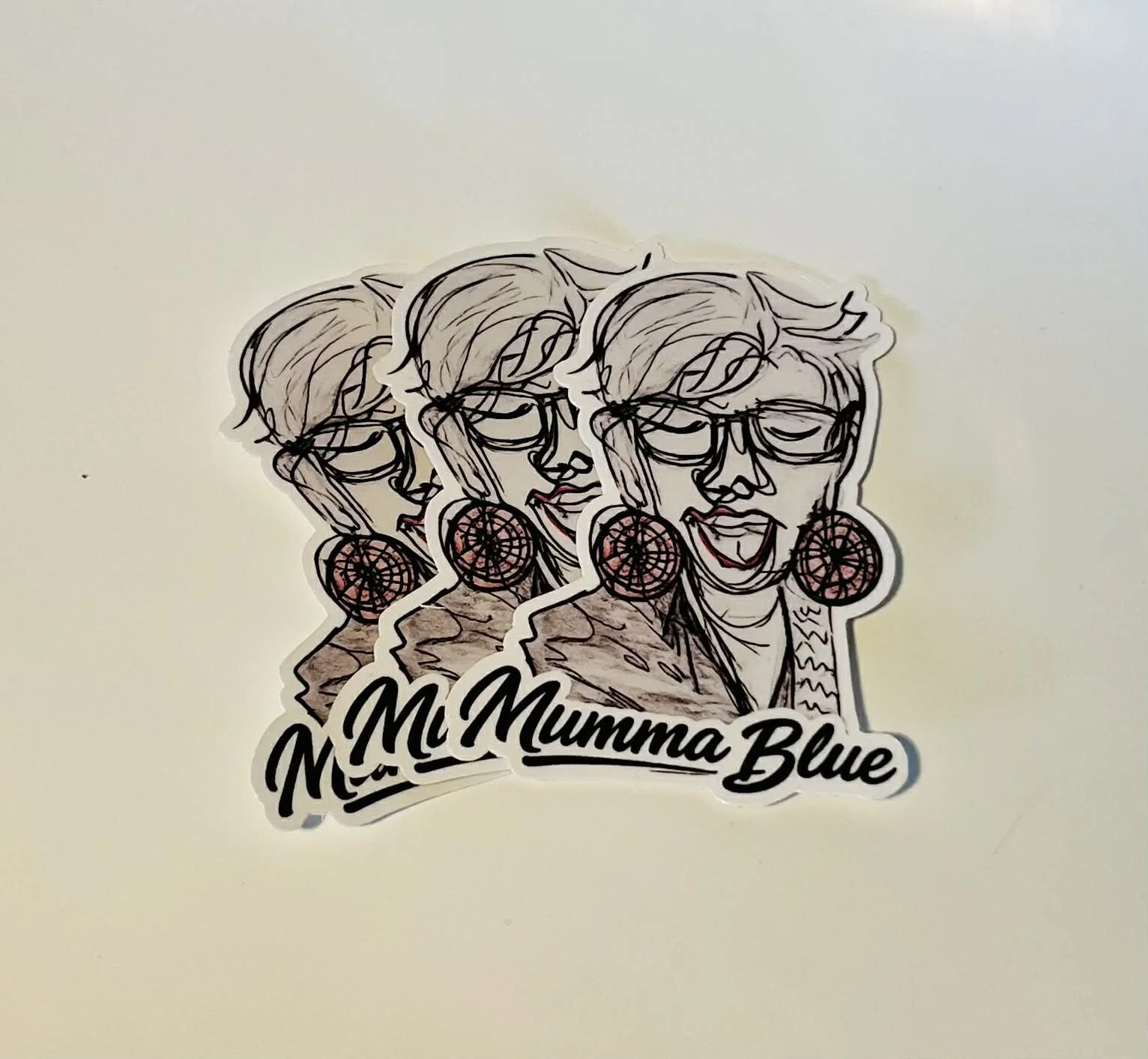 Mumma Blue Sticker Bundle