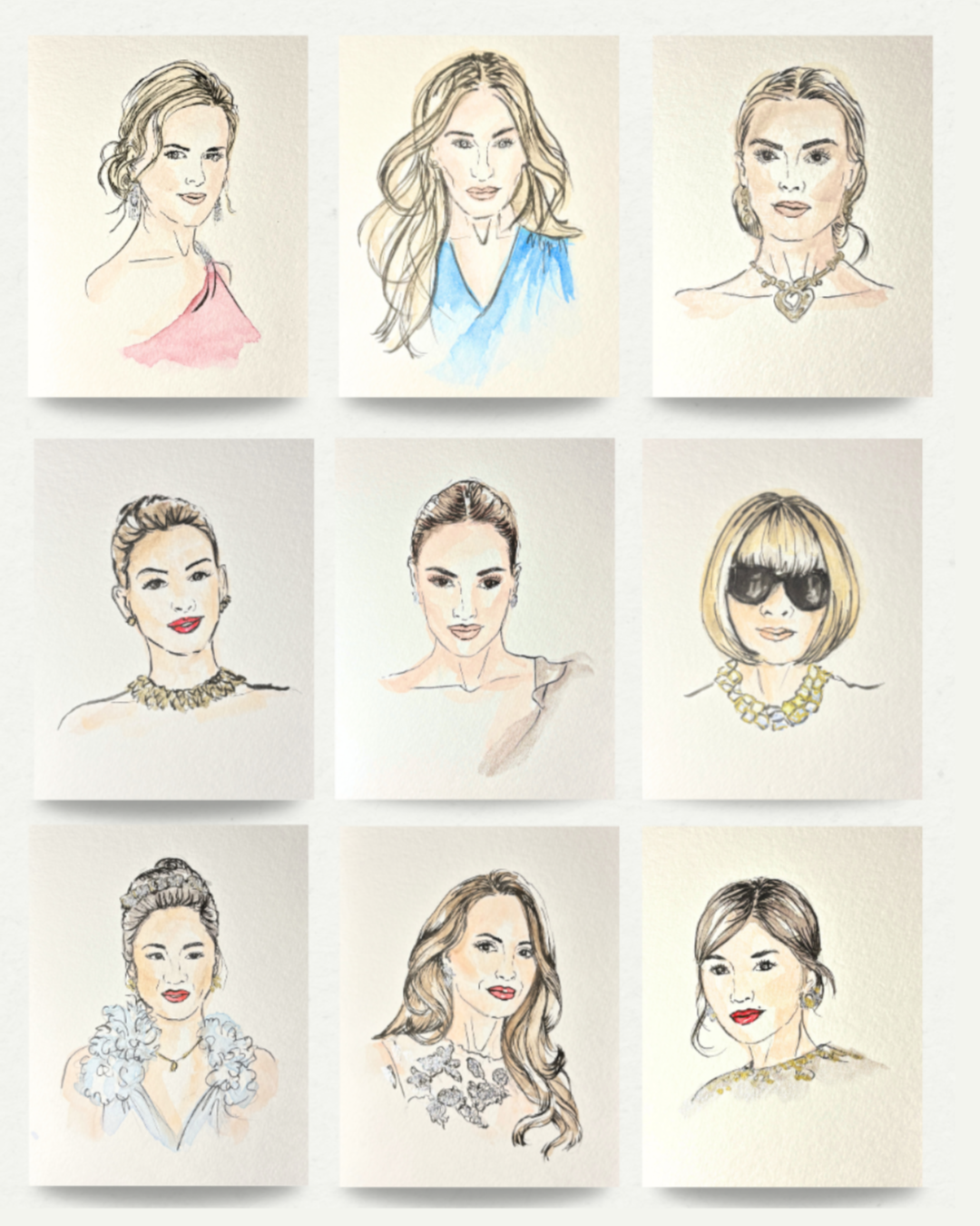 Collection of face-focused guest portraits created for brand activations, VIP events and hospitality experiences.