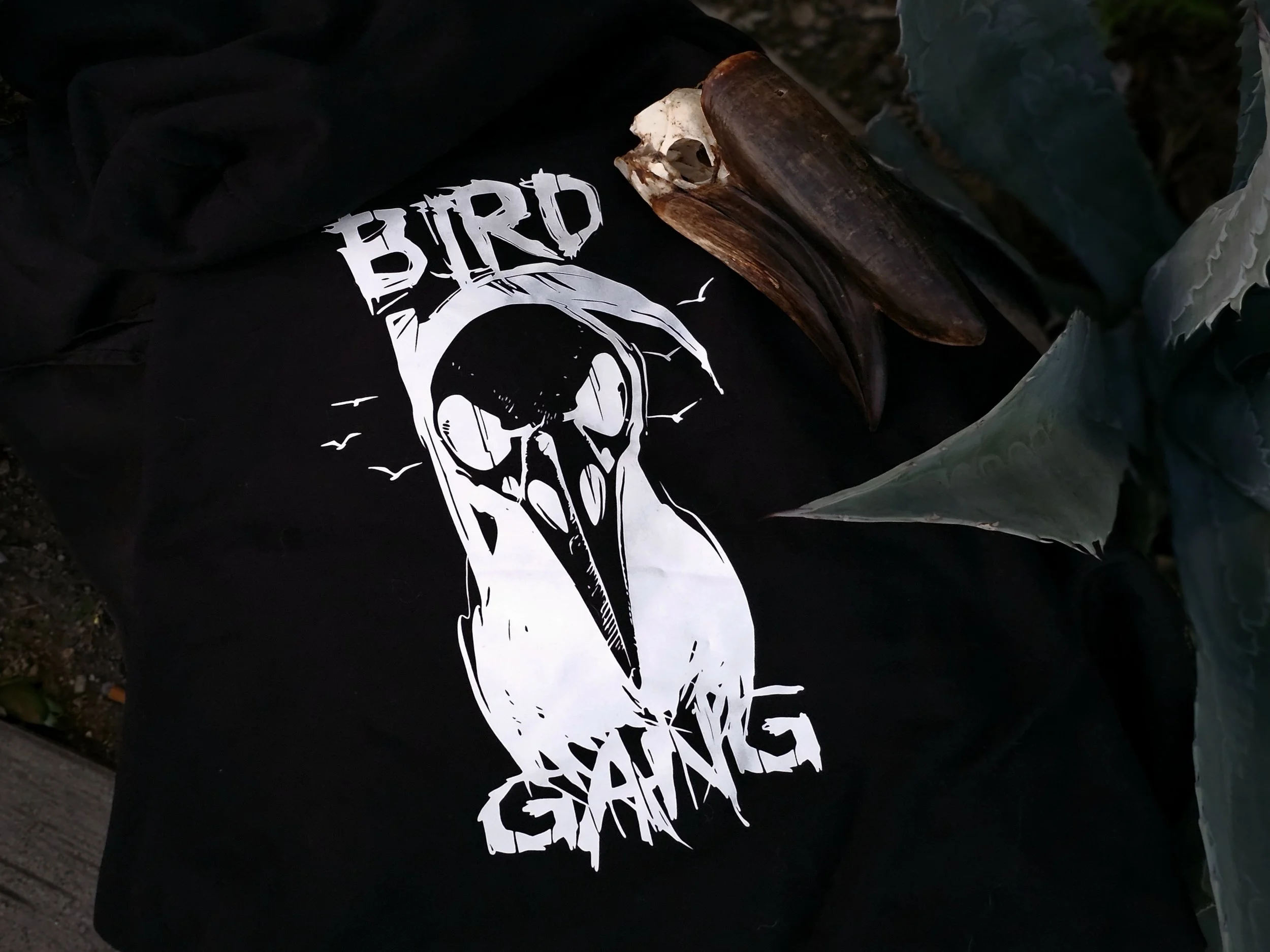 Bird Gang Hoodie-BLACK