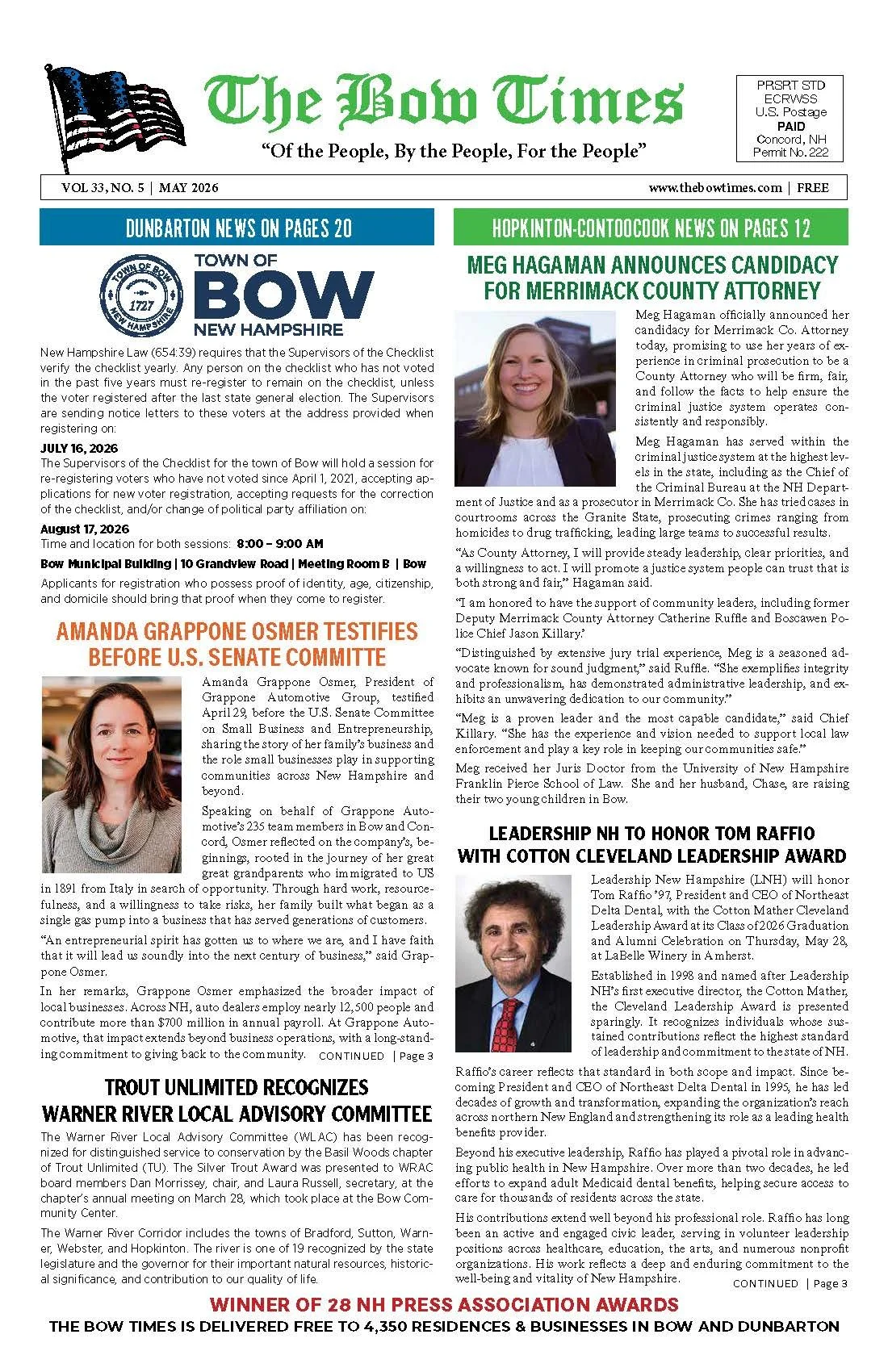 Bow Times Press Release