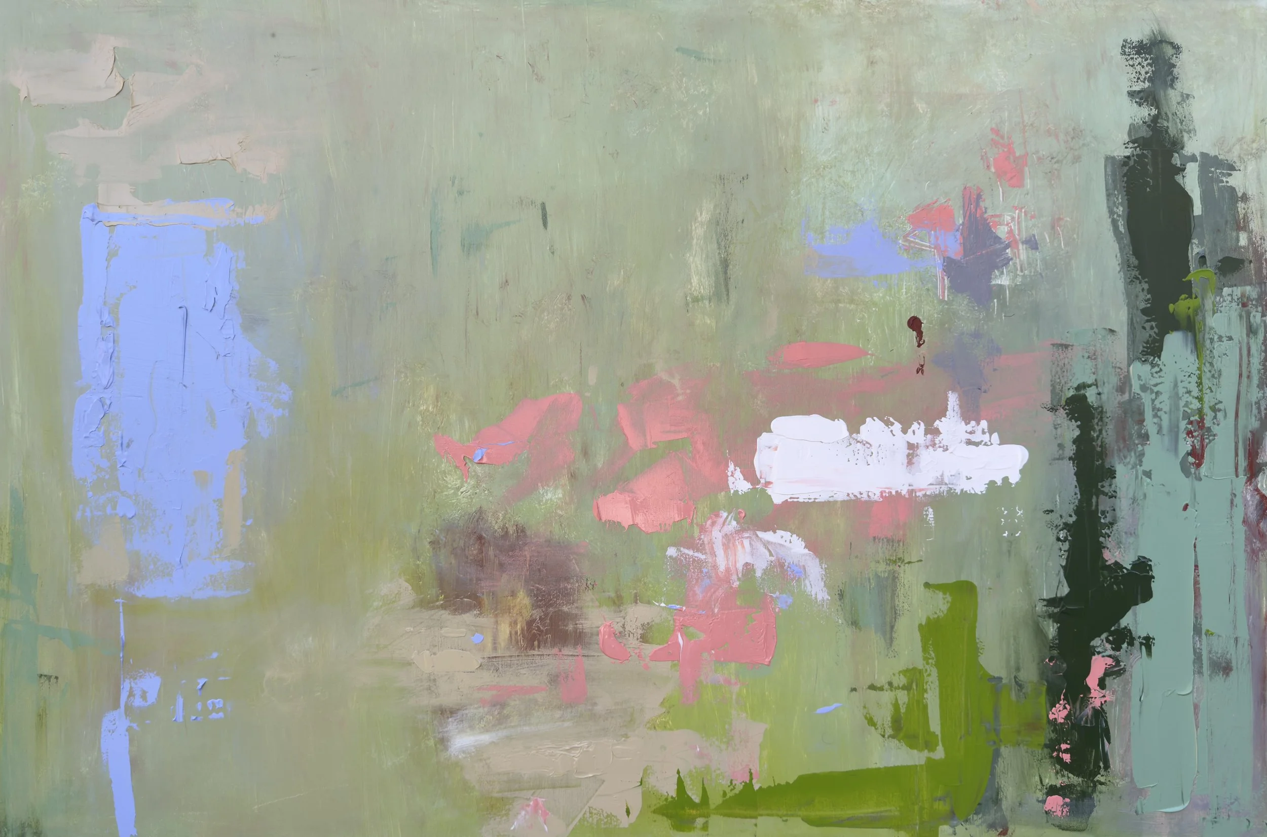 "R", 150cm x 100cm, Acrylic on canvas, 2026