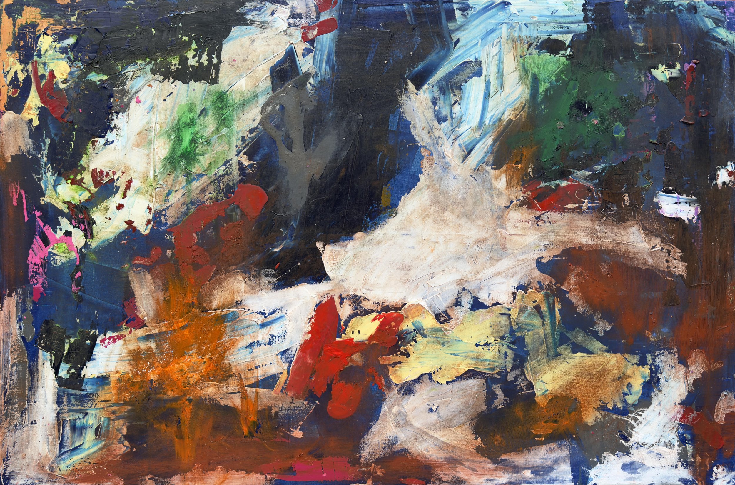 "Revisions", 2026, 150 x 100cm, Acrylic on canvas