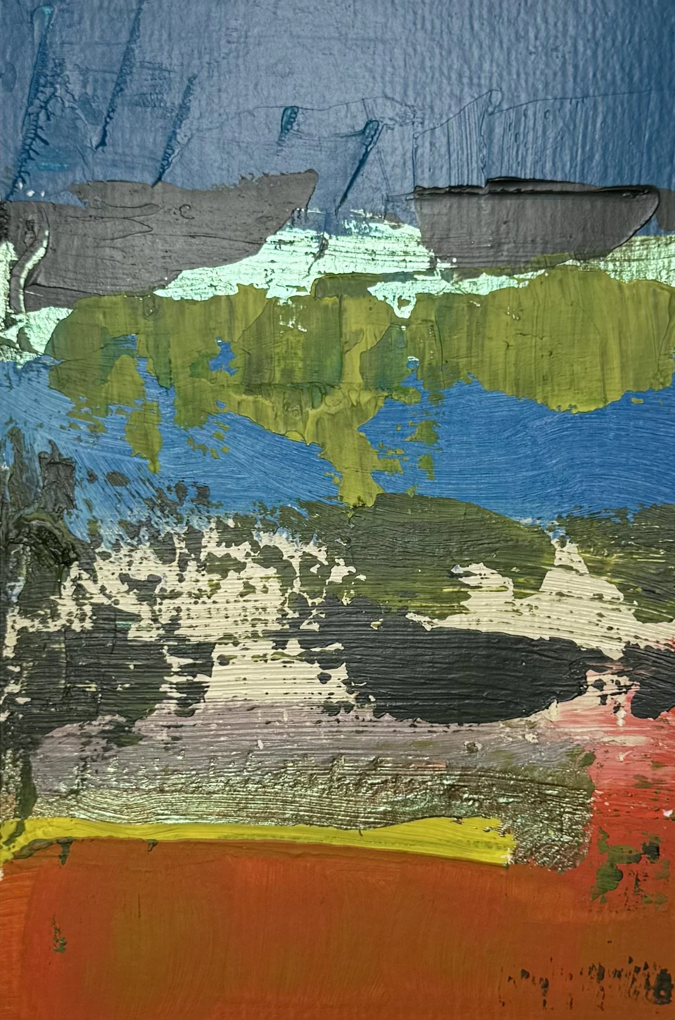 "Allegro"-Mixed Media on Paper 8x10