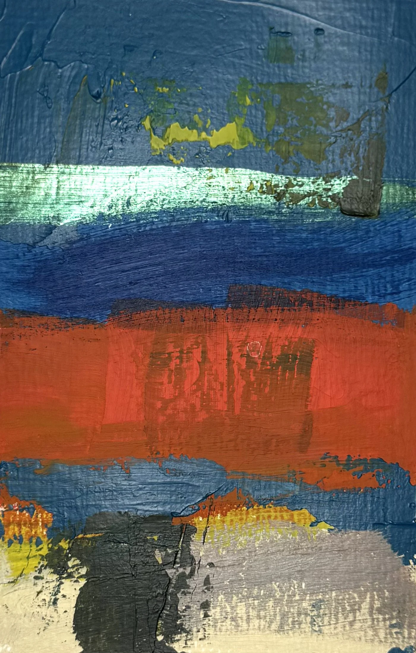 "Adagio'-Mixed Media on Paper 8x10