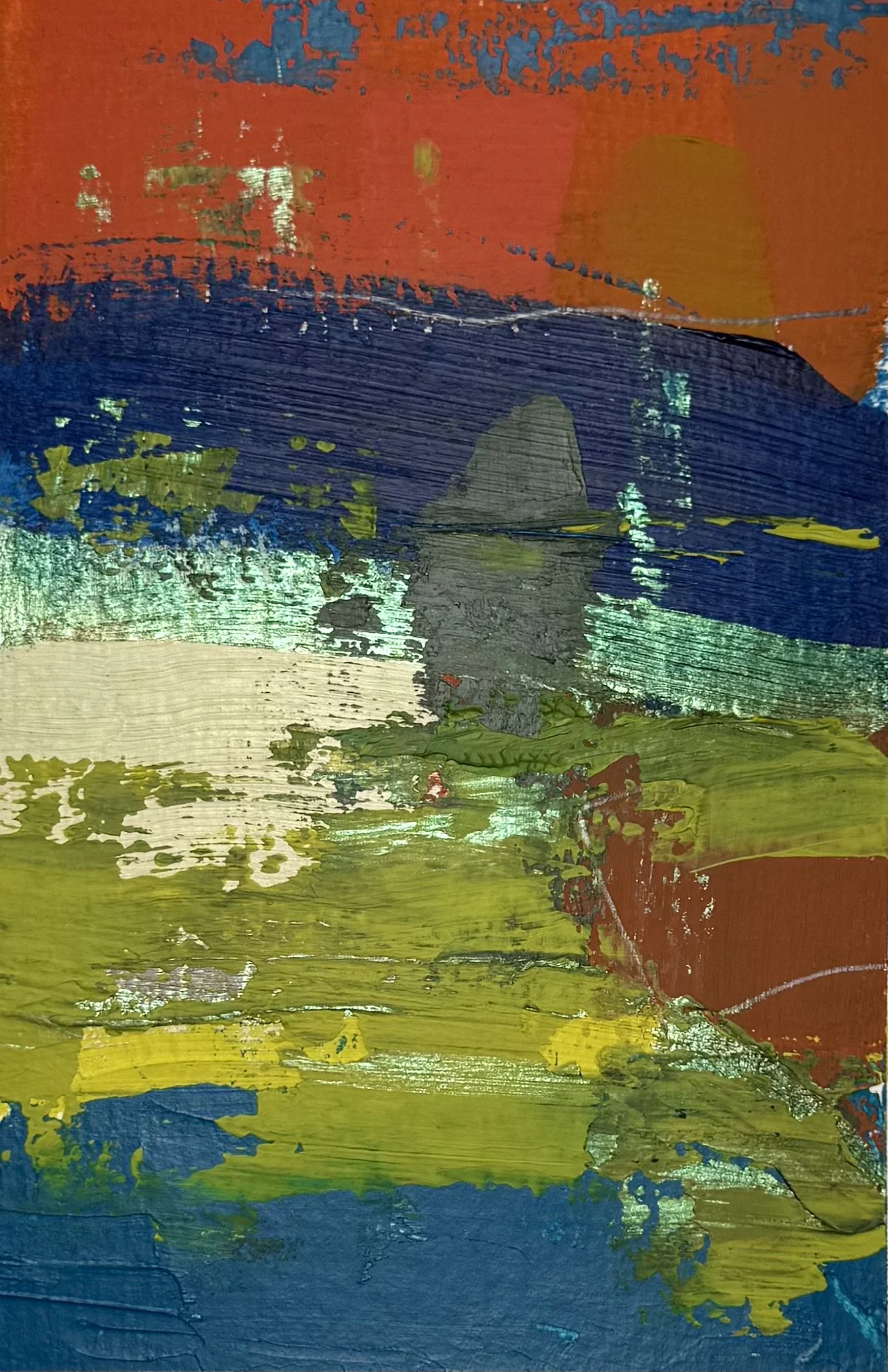 "Andante"- Mixed Media on Paper 8x10