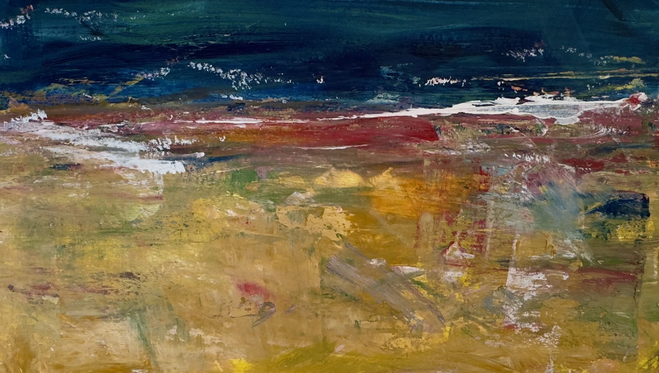 "Pualani"- Acrylic on Paper 8x10