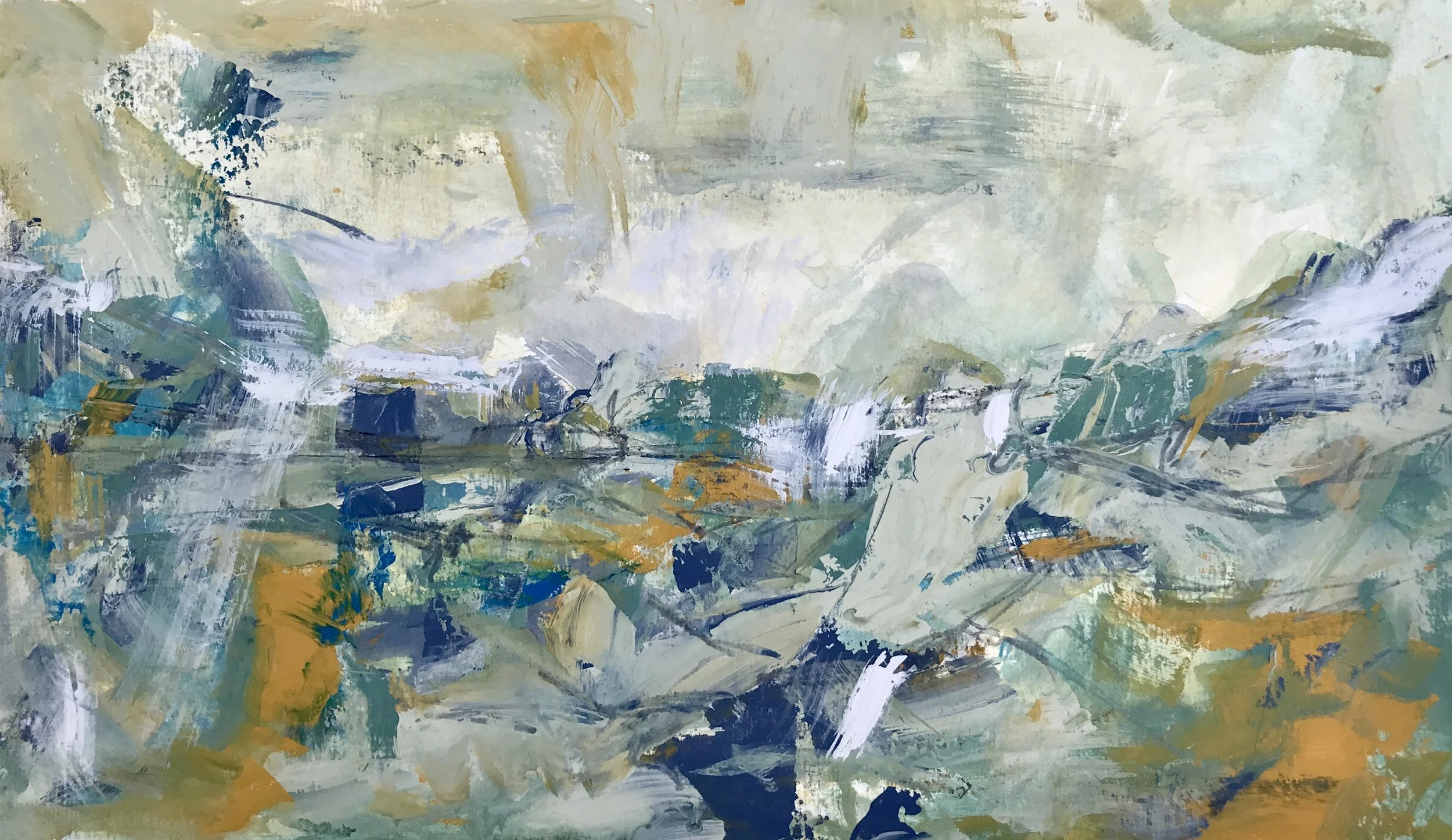 "La Conner, Wa."-Mixed Media on Paper 16x20