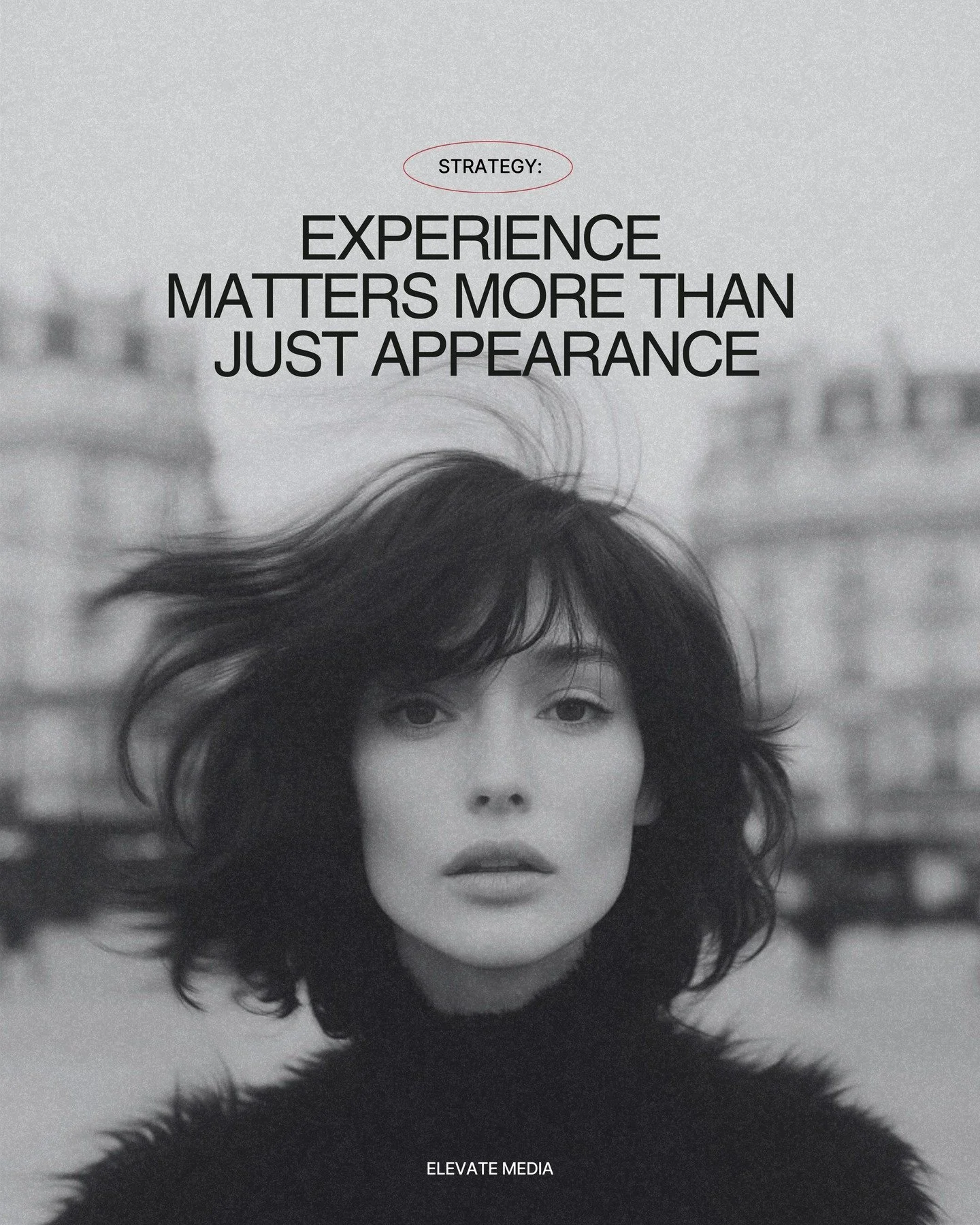 Design the experience first.