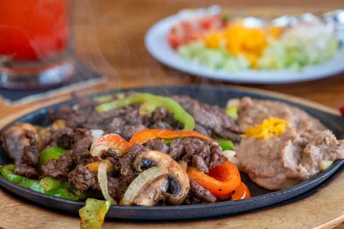 Beef fajitas