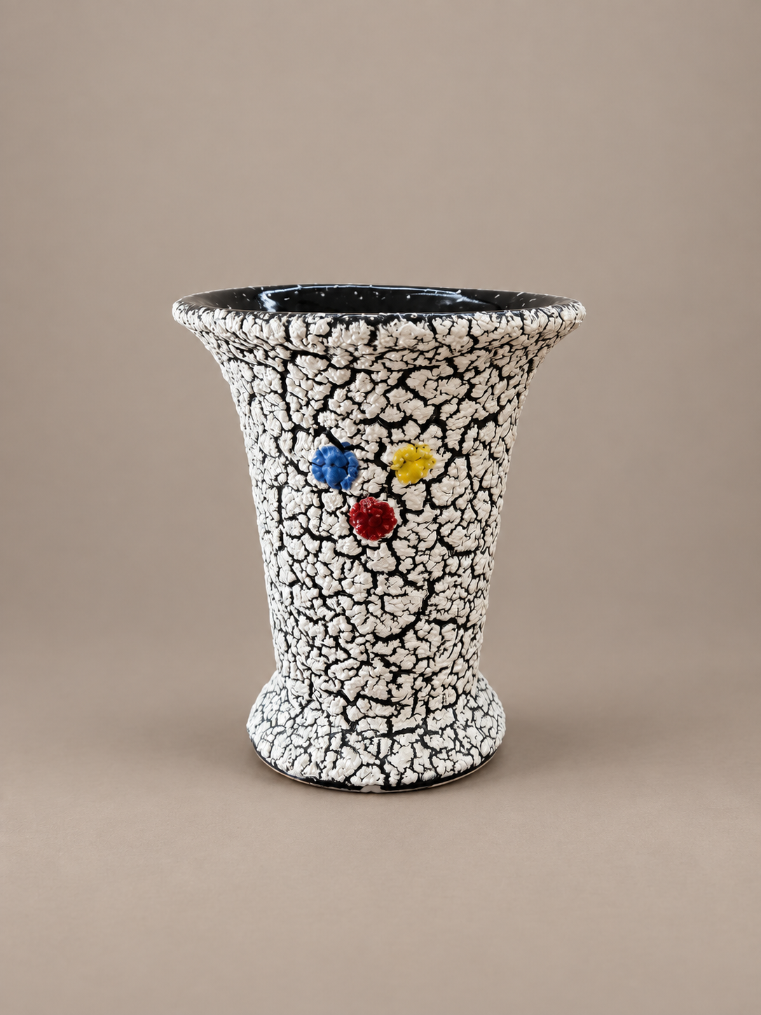 Jopeko Black &amp; White Shrink-Glaze Vase