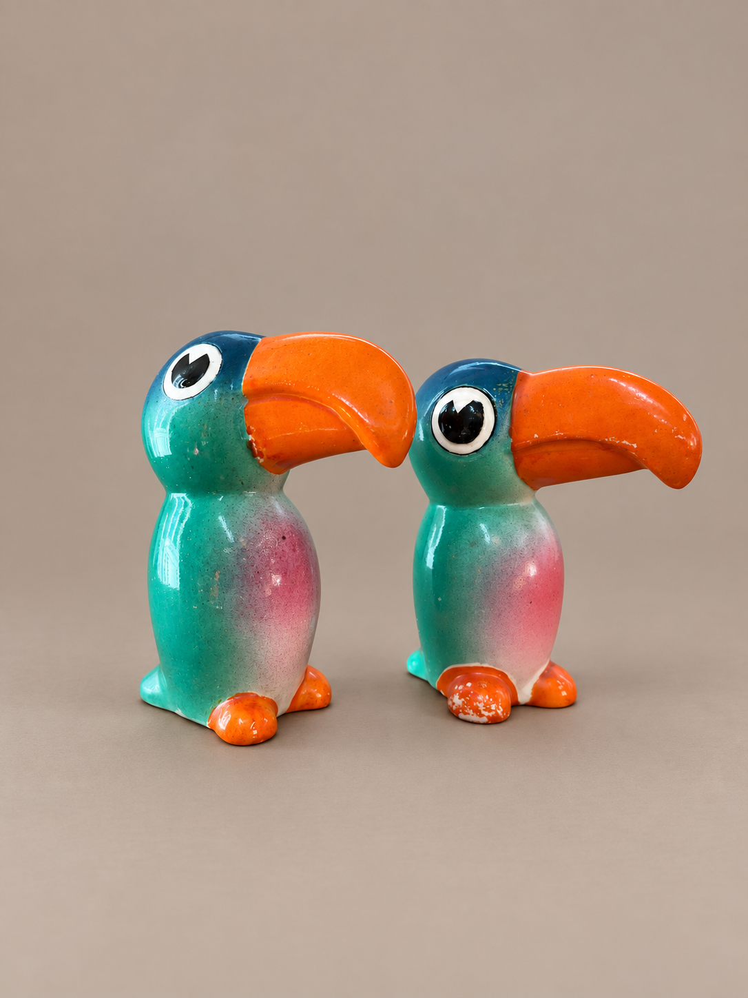 Ceramic Toucan Salt &amp; Pepper Shakers