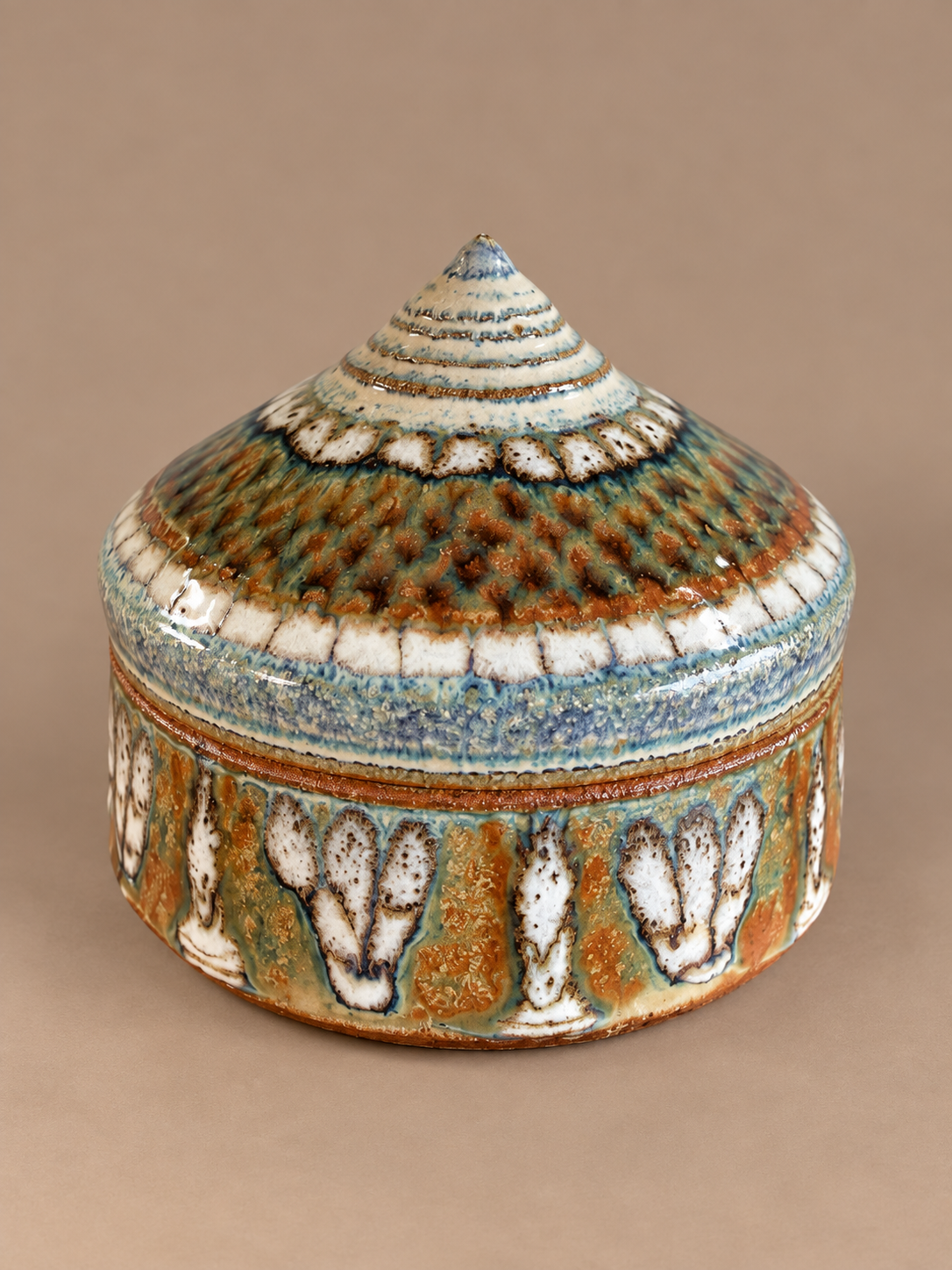 Sold — Jano Clarke Trinket Box with Pointed Lid