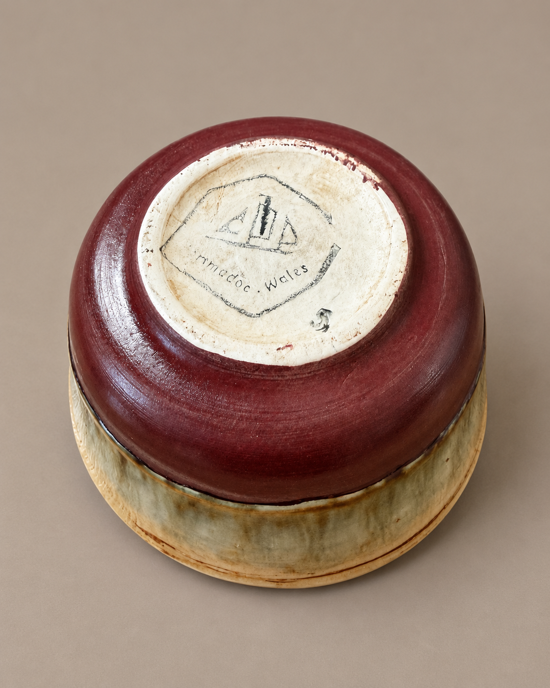 Upside-Down Ceramic Bowl with Maker’s Mark.png