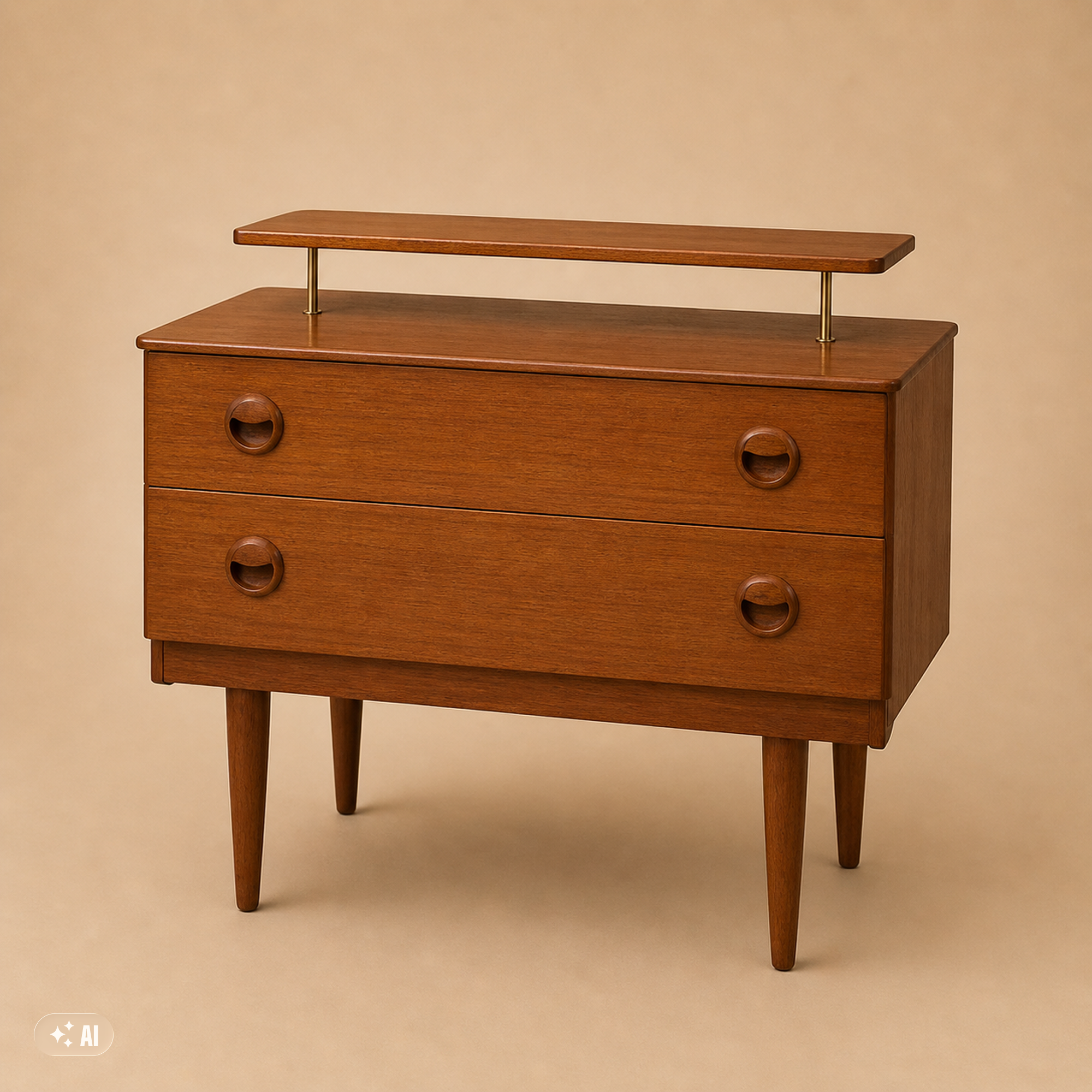 Vintage Schreiber Side Table / Bedside Cabinet