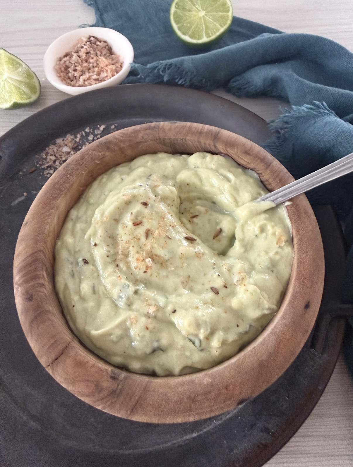 Avocado Raita with Flavor Pop