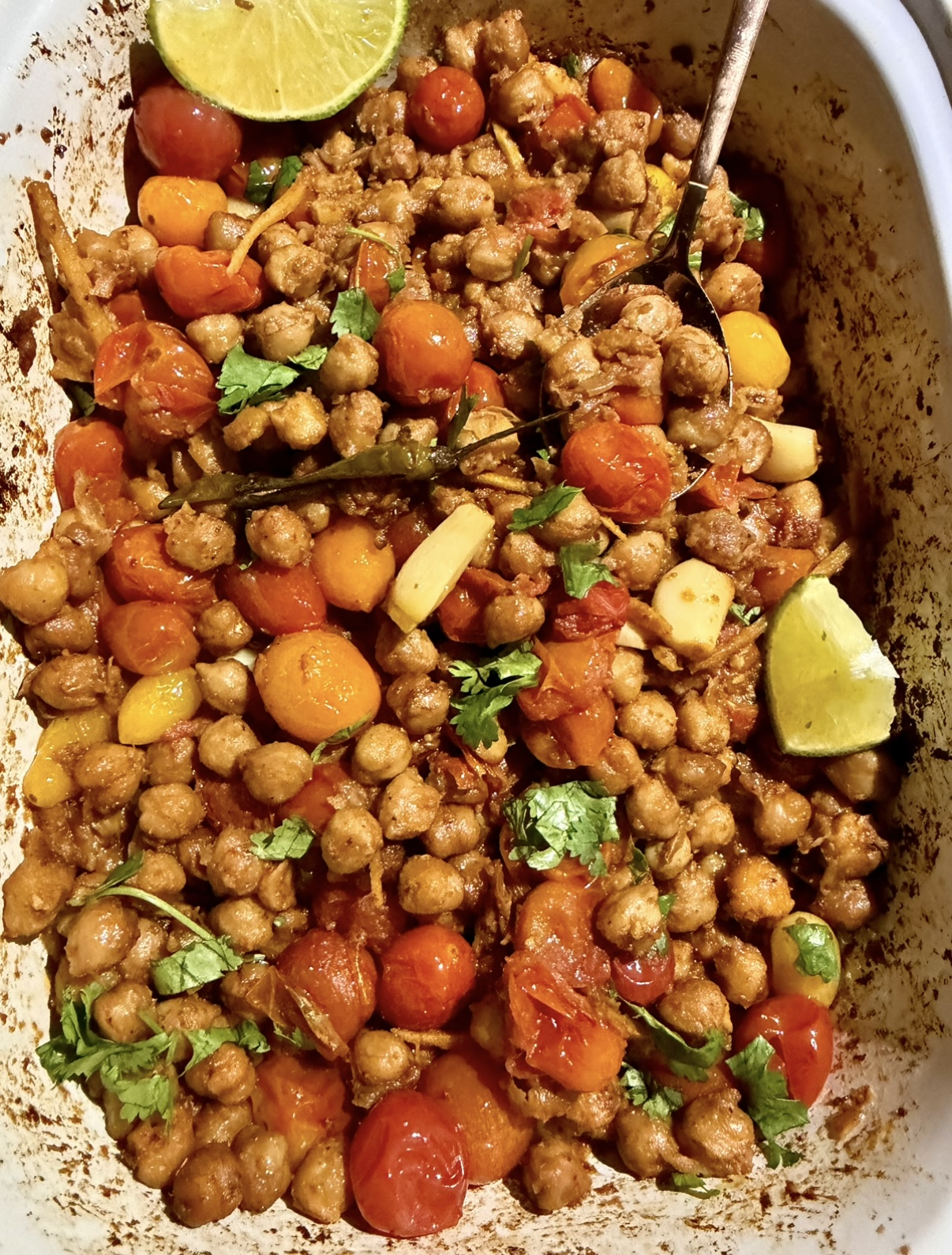 Tandoori Chickpea &amp; Garlic Confit