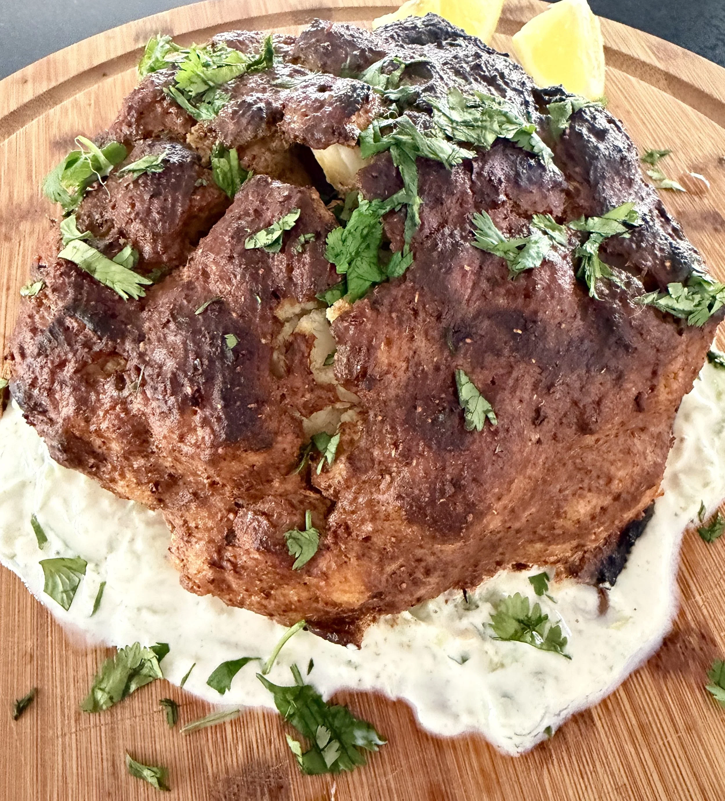 Whole Roasted Tandoori Cauliflower