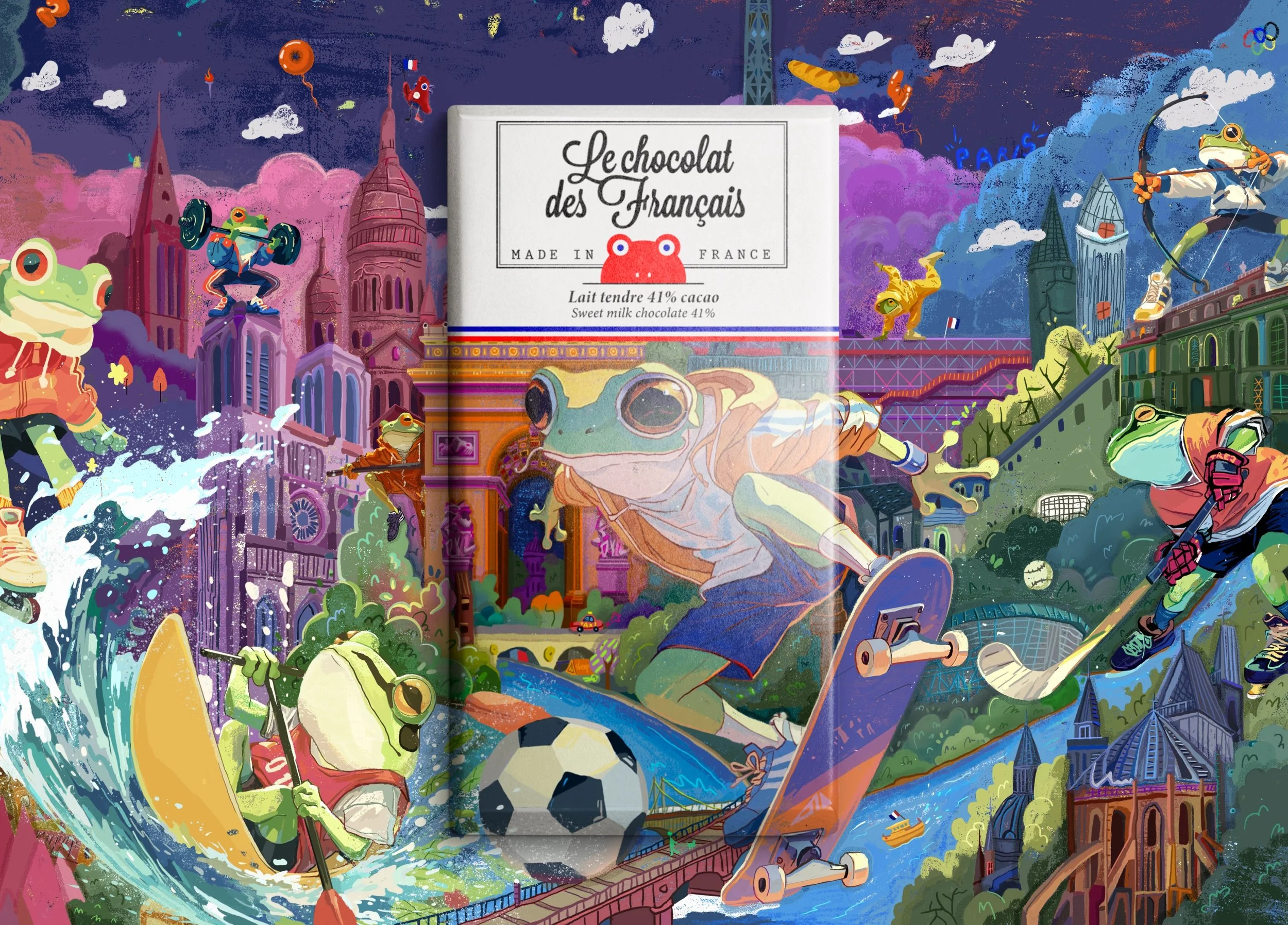 2024 Paris Summer Olympic Games & Le Chocolat des Francais