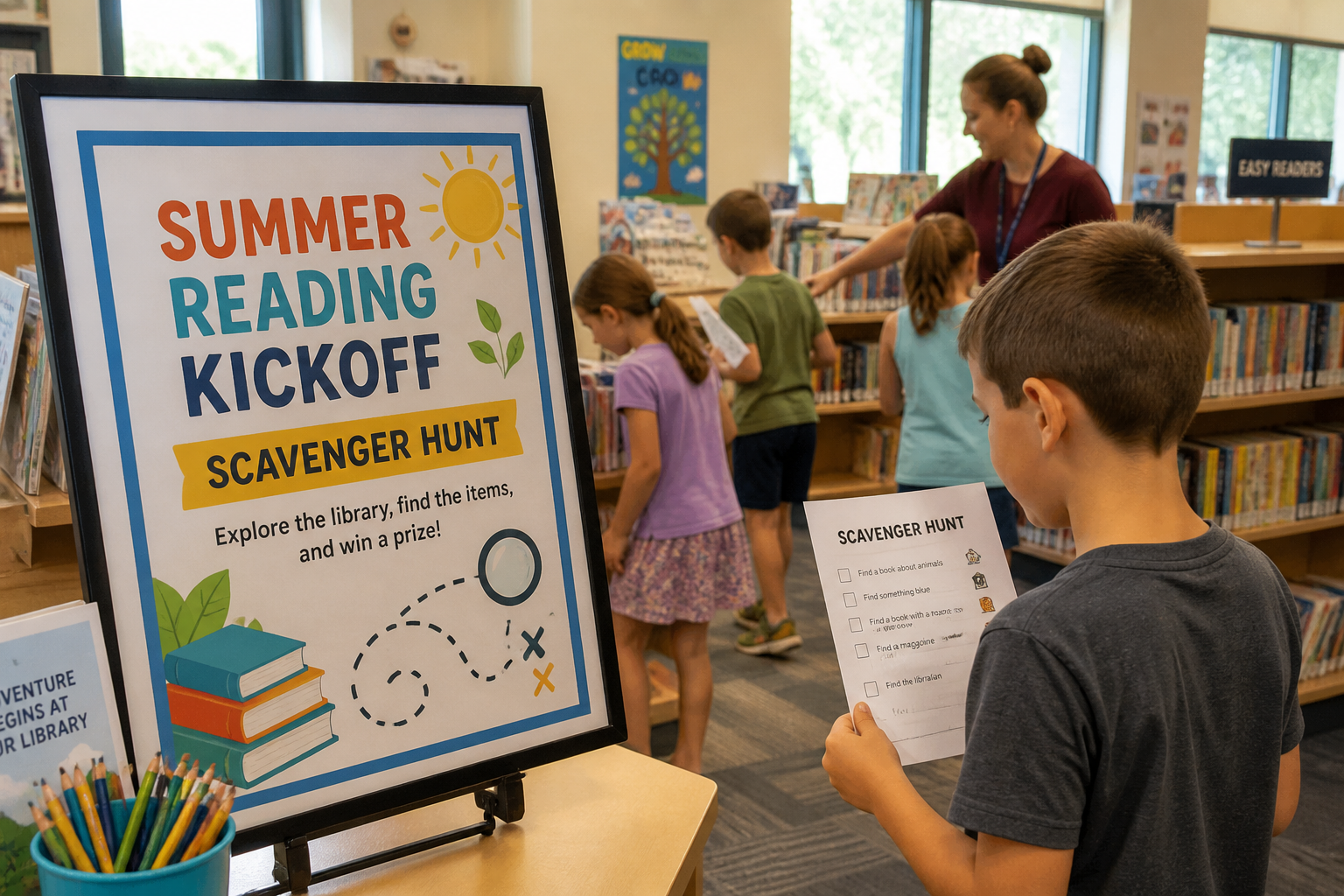 Summer Reading Kickoff: Scavenger Hunt
