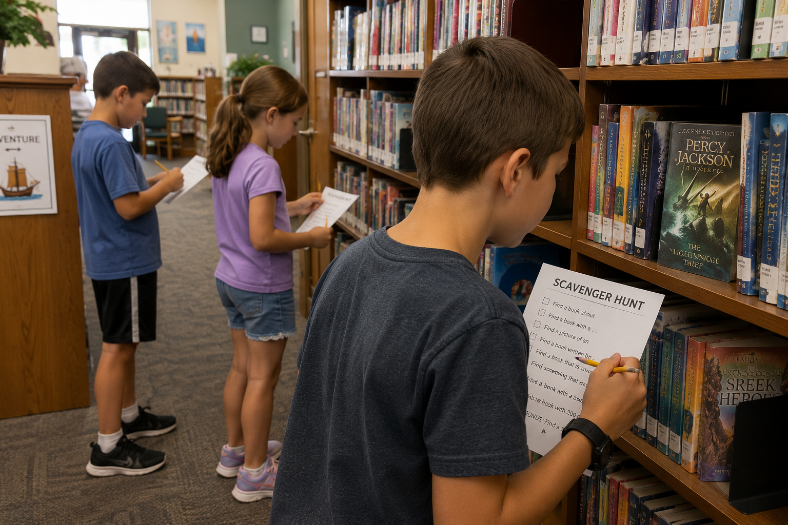 Scavenger Hunt: Rick Riordan's Birthday