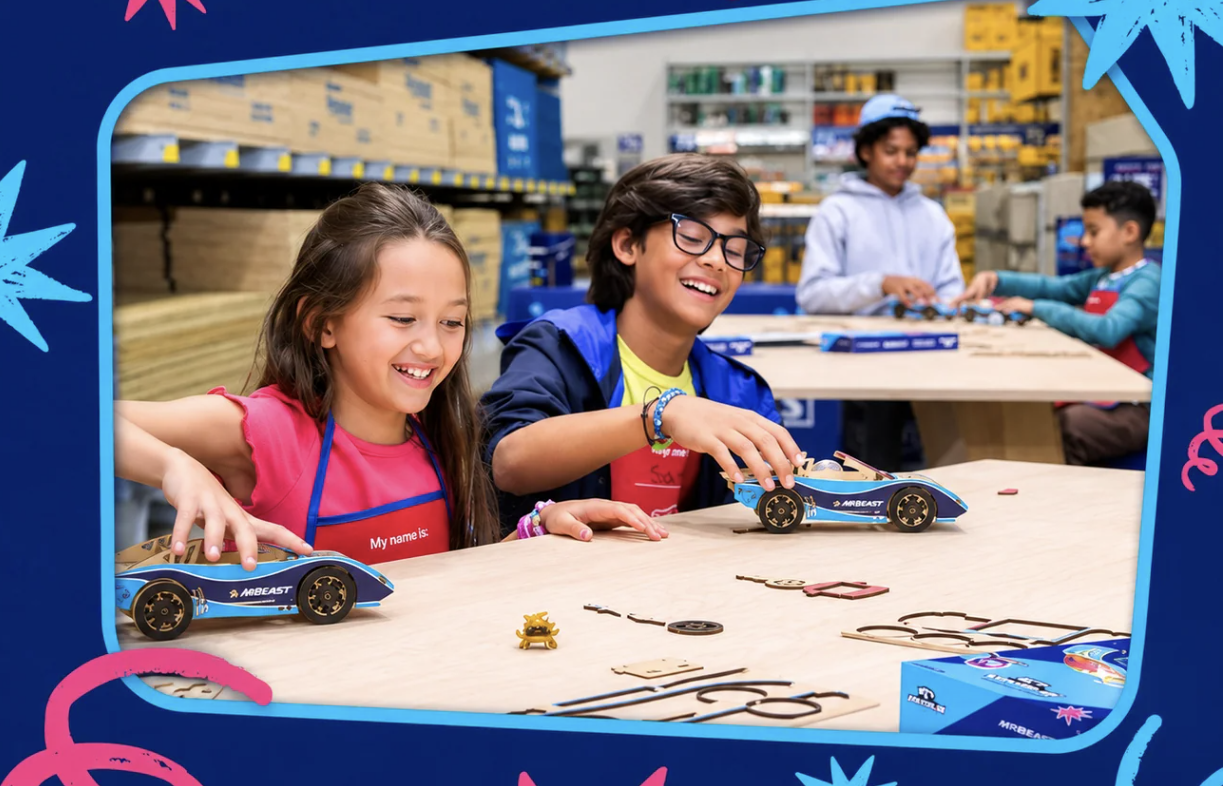 Lowe's Mr. Beast Kids Workshop: Swarm Cruiser