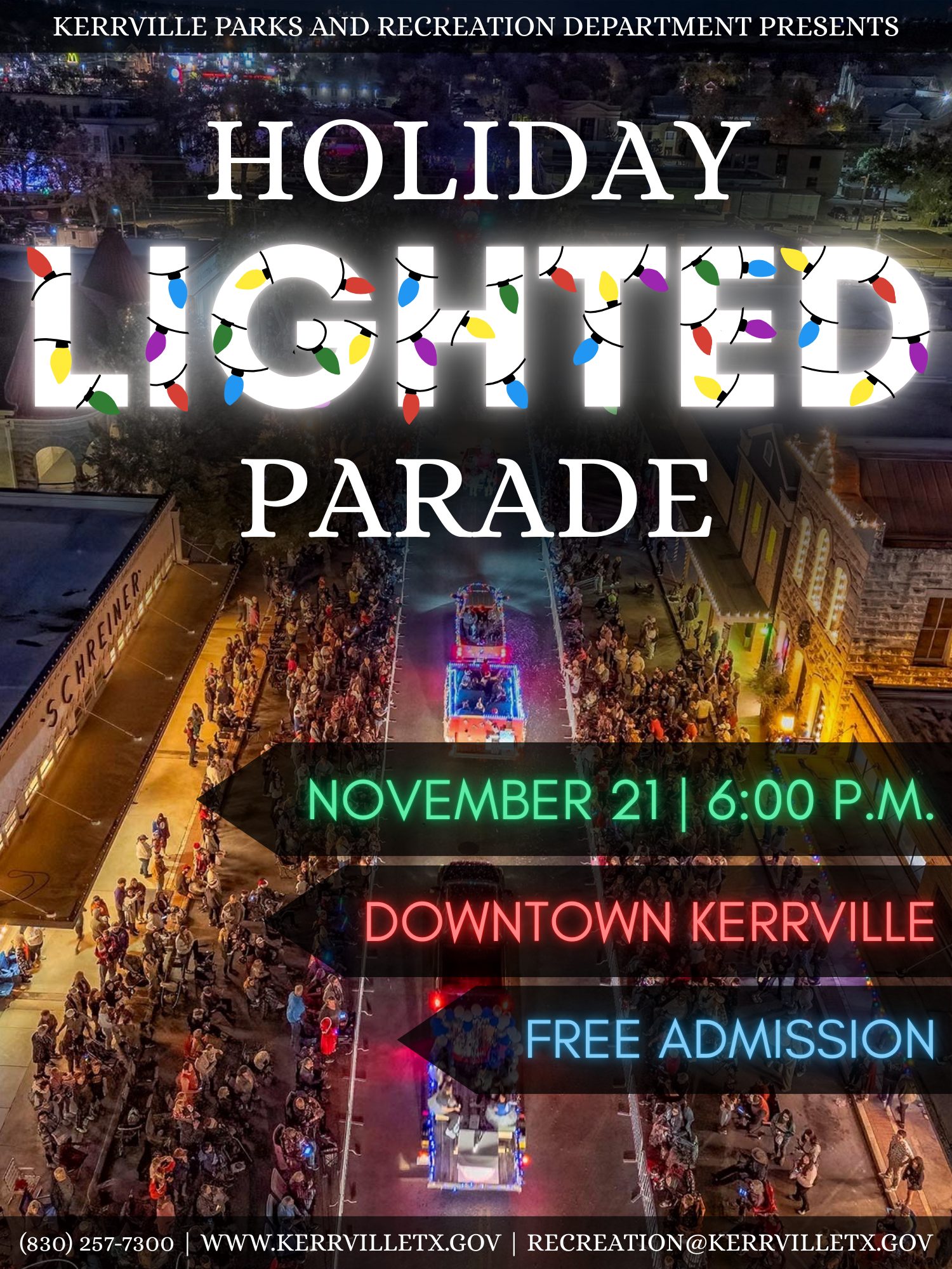 Holiday Lighted Parade
