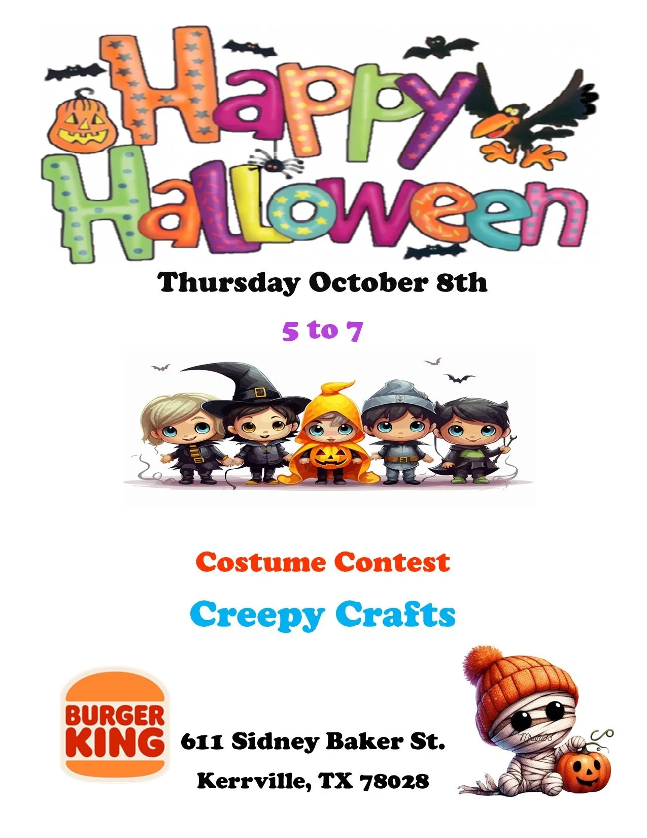 Kids Night at Burger King 