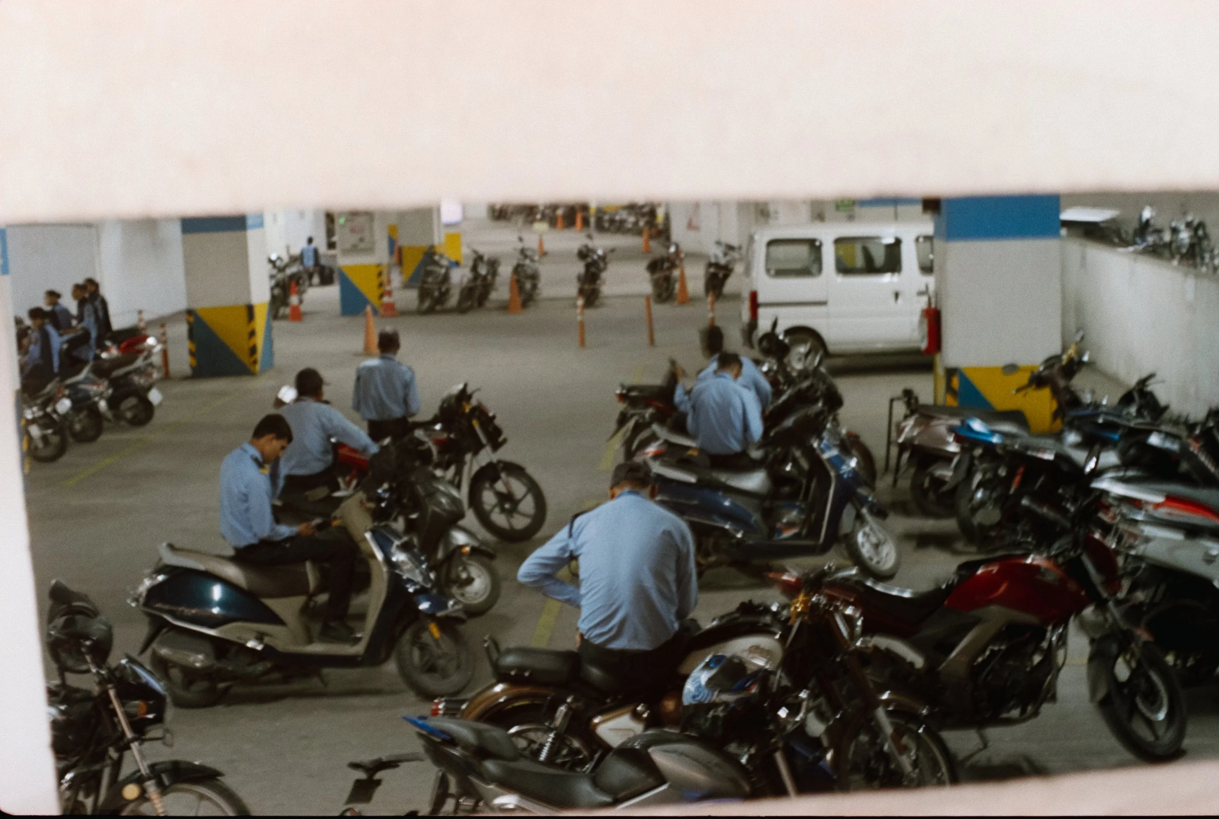 Guards chilling off work