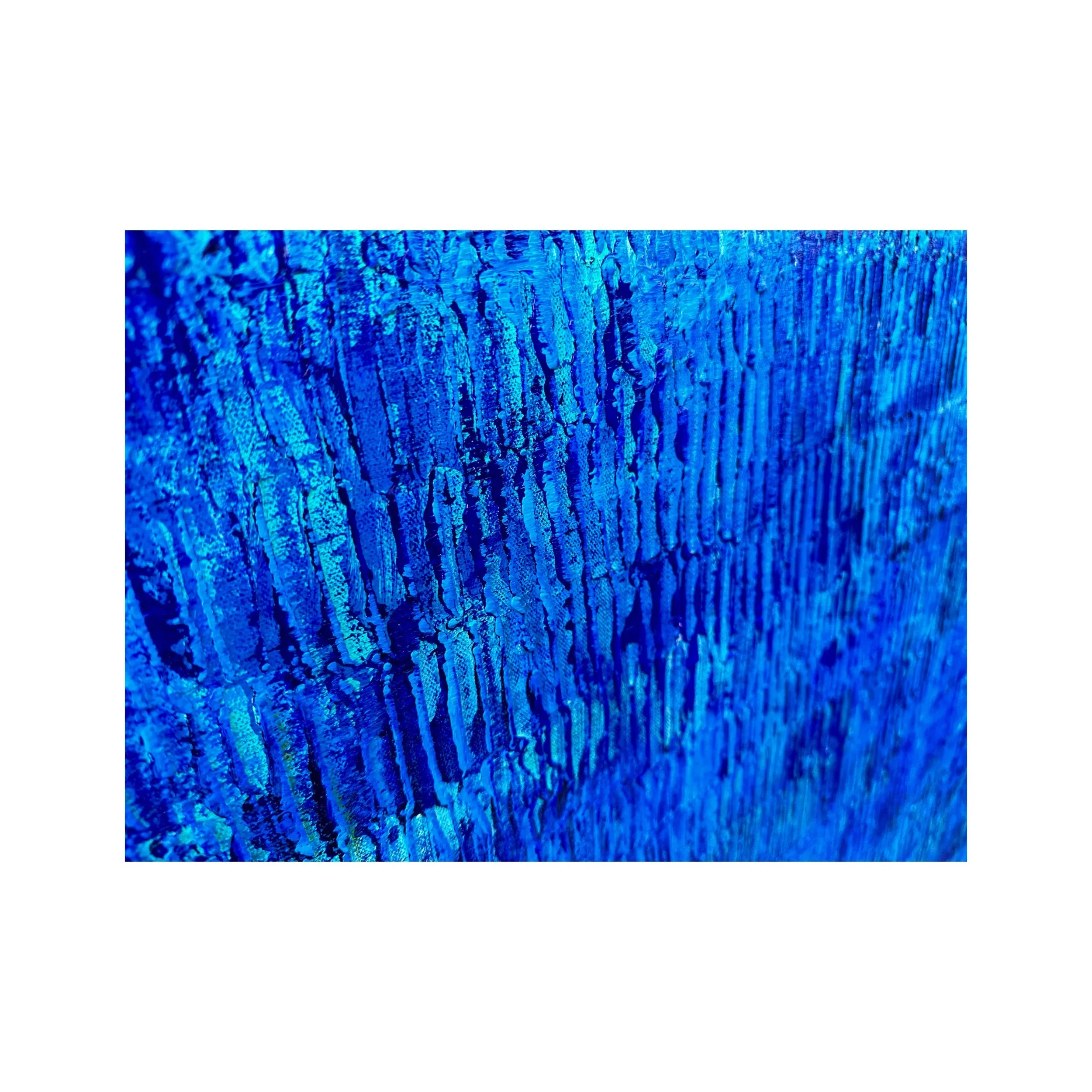  A detail from “Untitled (Ultramarine)” 