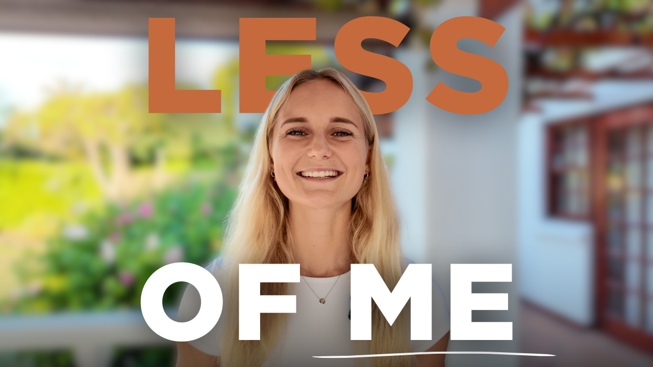 What happens when you focus on God instead of yourself?