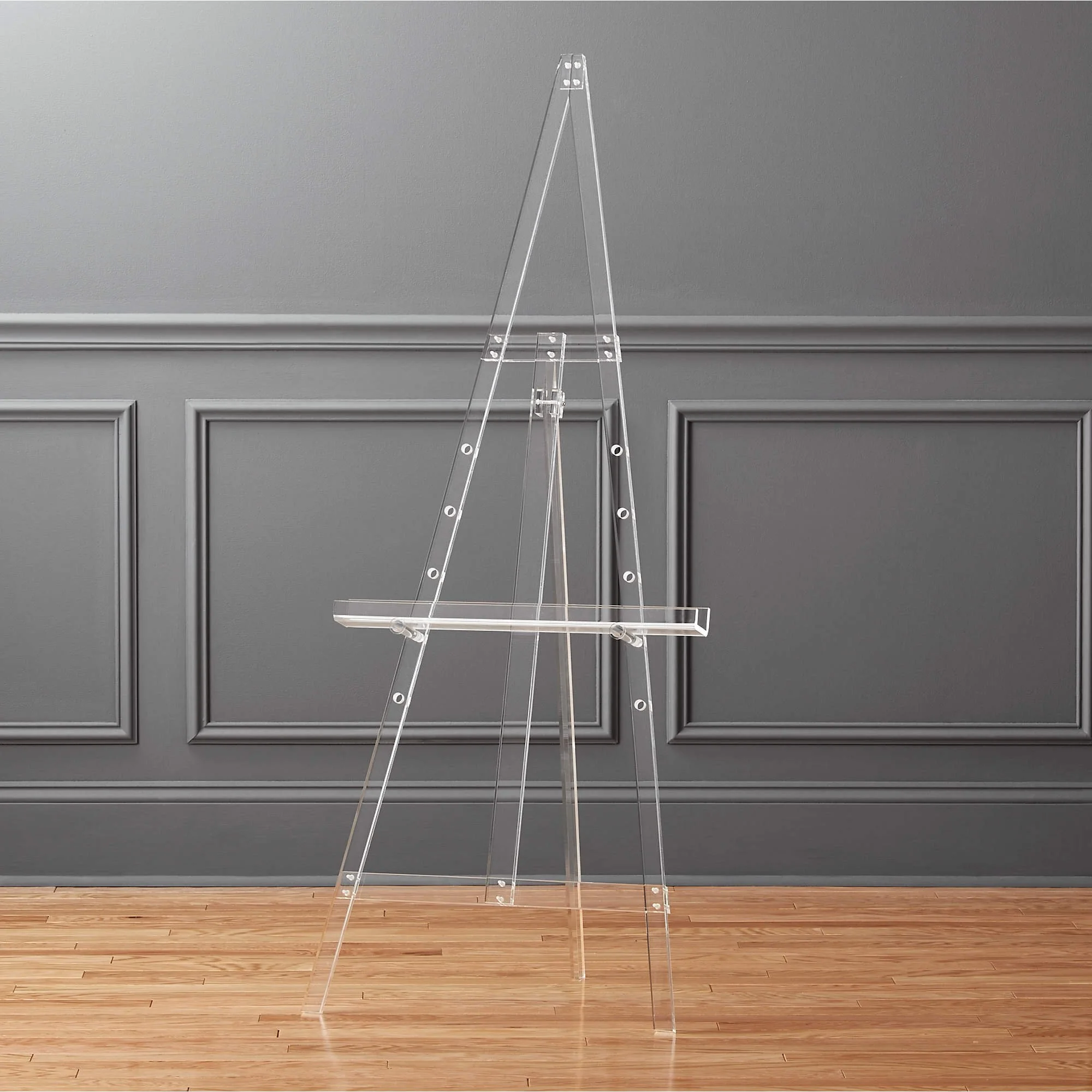 Clear acrylic easel