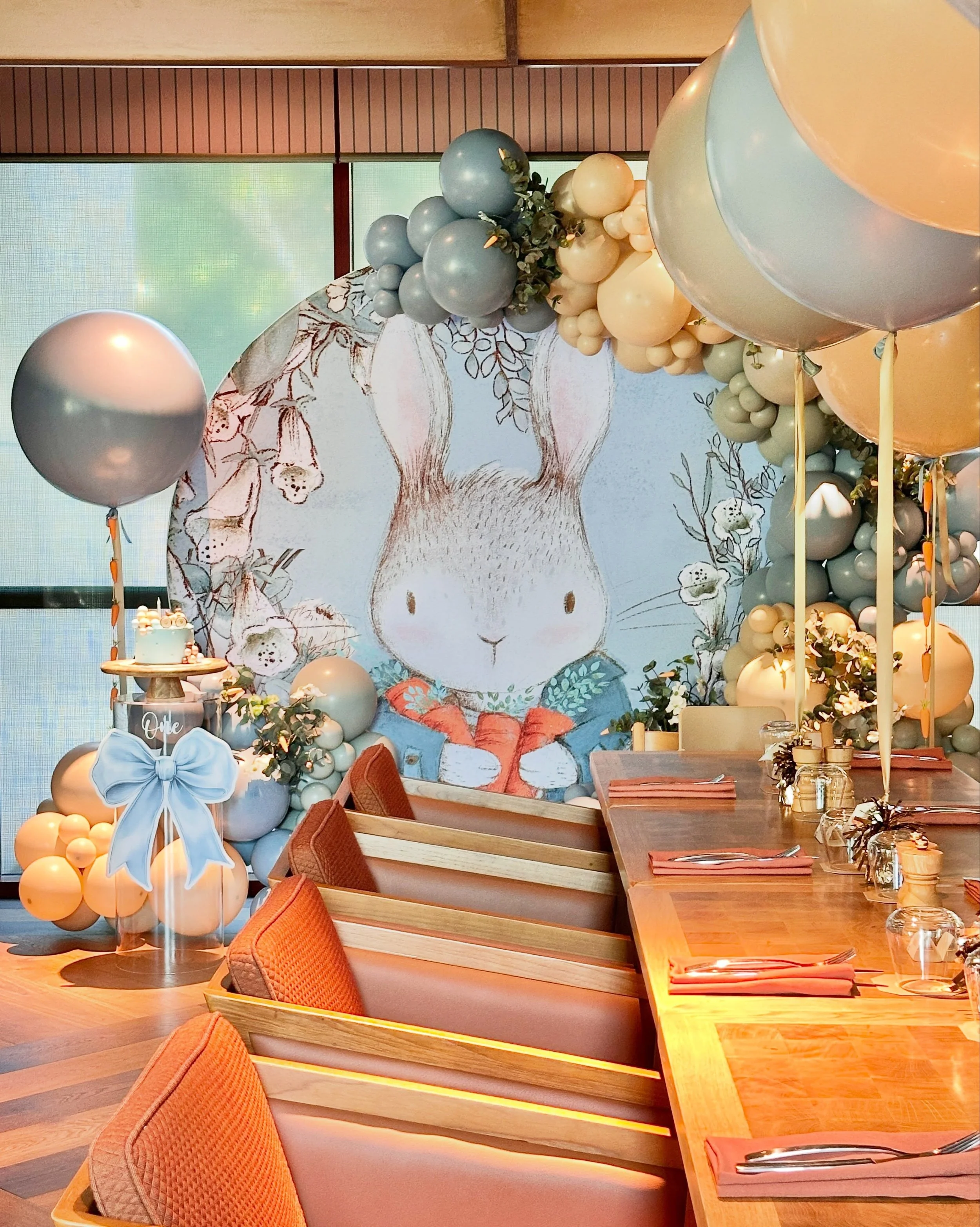 I loved creating this Peter Rabbit party for Samuel&rsquo;s First Birthday

Playful, nostalgic, and effortlessly charming, our Peter Rabbit backdrop and soft pastel balloons created a beautiful storybook setting

We create beautiful kids parties with