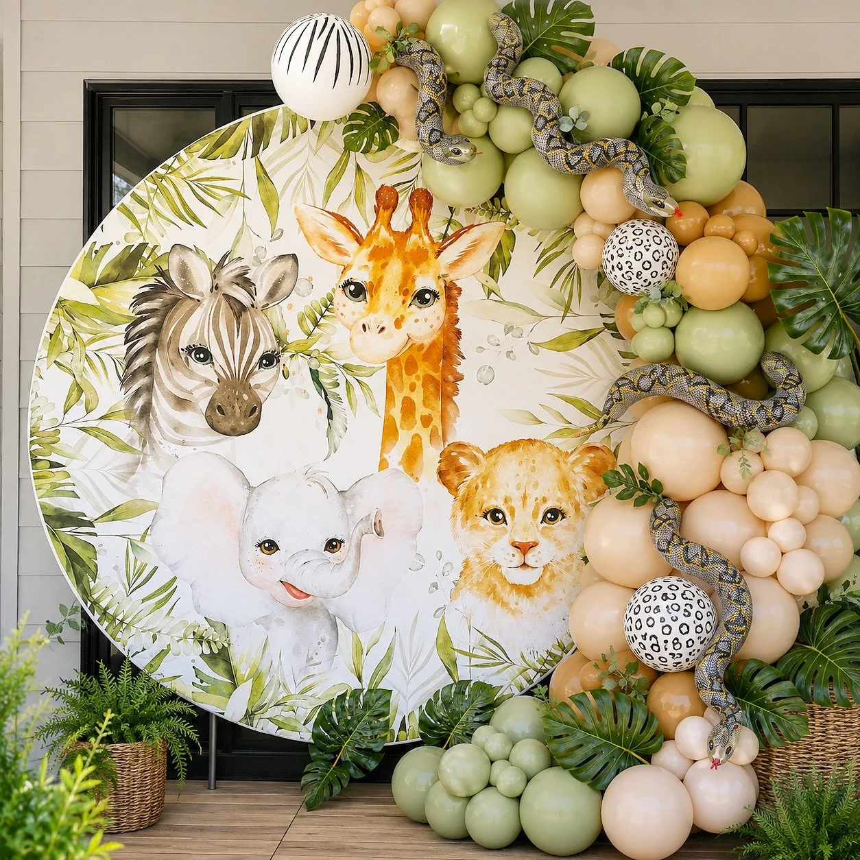 Wild and Three 🦁🌿🦓 Our &lsquo;Wildly Wonderful&rsquo; party setup for Hunter&rsquo;s 3rd Birthday celebration

Let the adventure begin with our Safari Party Backdrop. A fun and beautifully styled backdrop for little explorers, wild one birthdays a
