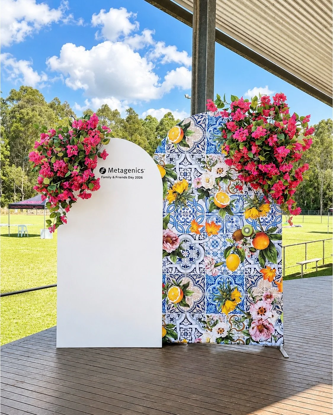 We loved bringing the Metagenics Little Italy Family Day 2026 to life yesterday 🍋🌺

Inspired by the vibrant beauty of Italy&rsquo;s Amalfi Coast, we styled our Positano Themed Backdrop with its playful Mediterranean feel, paired with our lush suspe