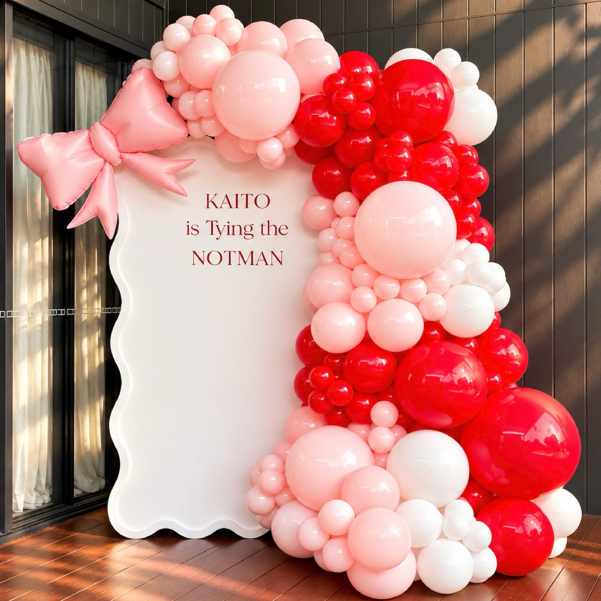 KAITO IS TYING THE KNOT 💍🎀

A gorgeous Tying The Knot bachelorette party we styled in Burleigh Heads on the Gold Coast, bringing together bows, balloons and beautiful details for the ultimate girls&rsquo; weekend.

Our backdrop and organic balloon 