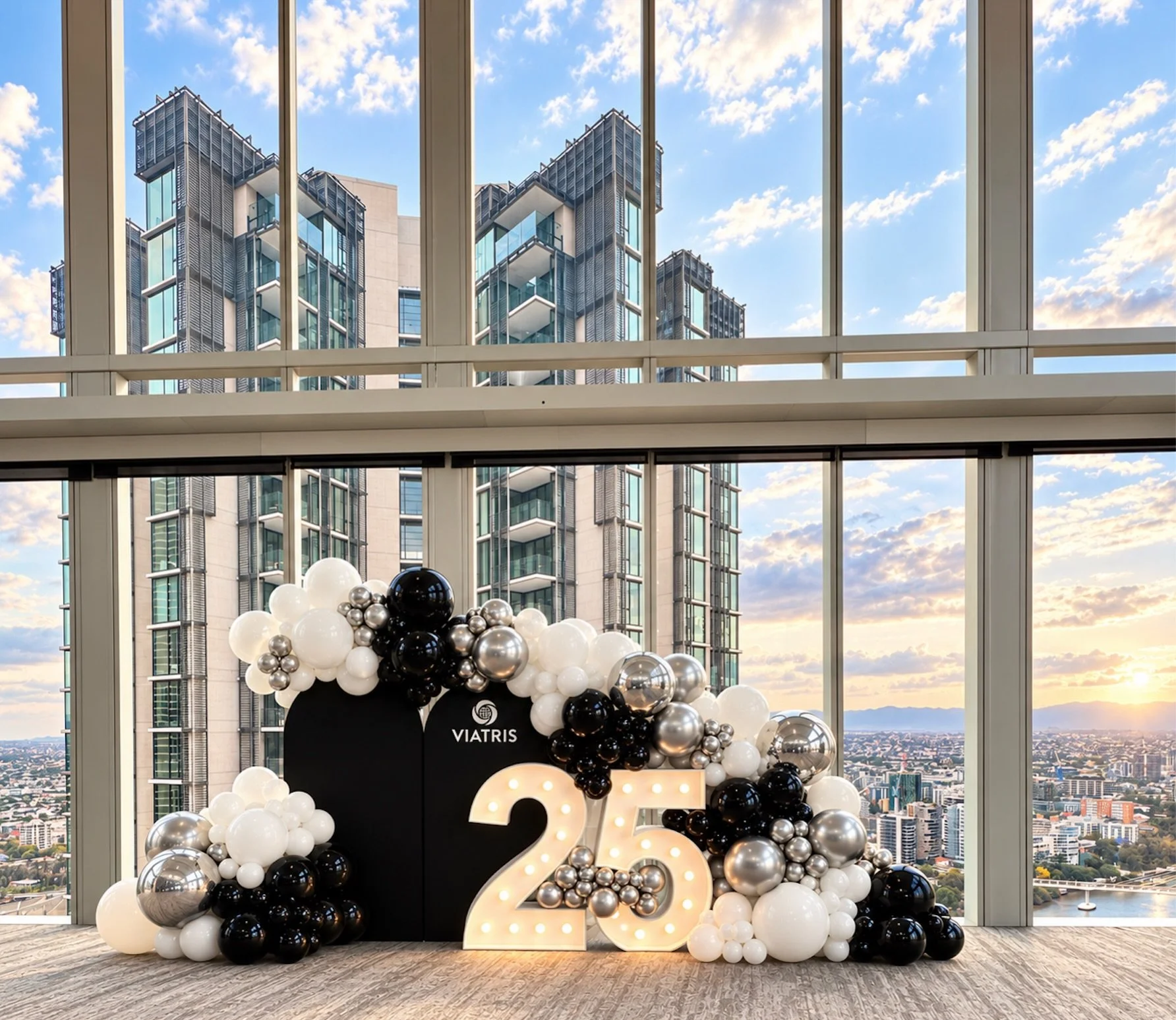 VIATRIS 🖤✨ Club 25+

Always a pleasure to be back for another year styling the annual corporate event for Viatris! 🖤

This year, we had the pleasure of styling the beautiful Grove Rooftop @thegroverooftop 🏙️ A stunning event space with breathtakin