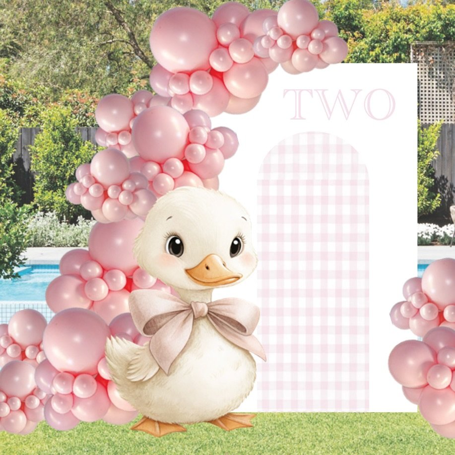SILLY GOOSE PINK BOW 1.2m H